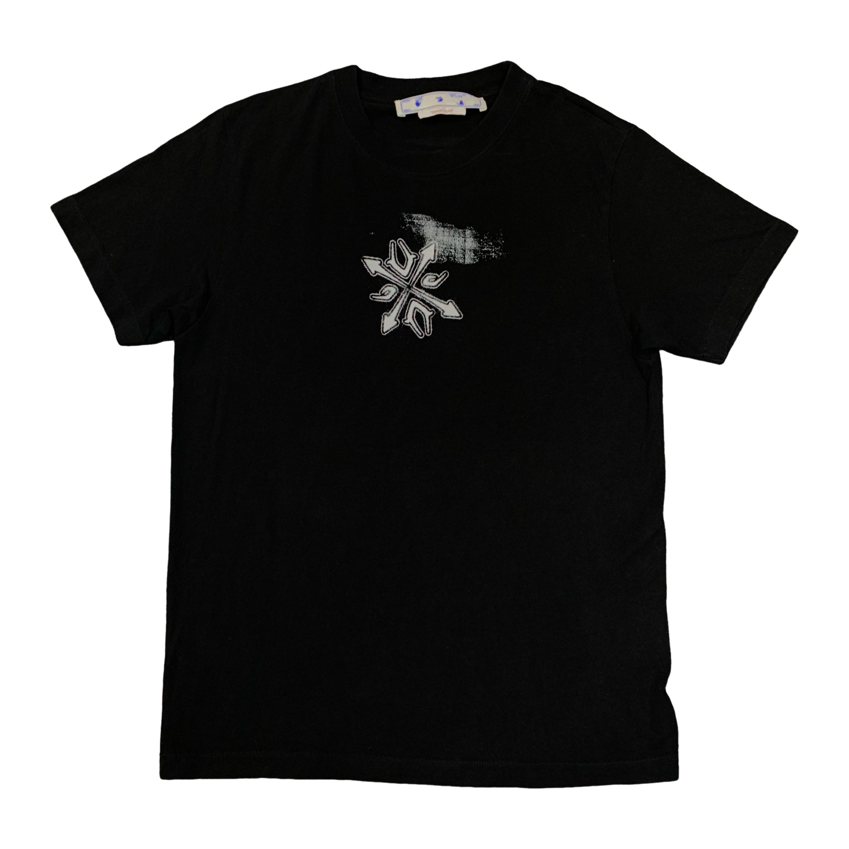 Off White Small Tee Tribal Arrows Black T-Shirt Virgil Abloh