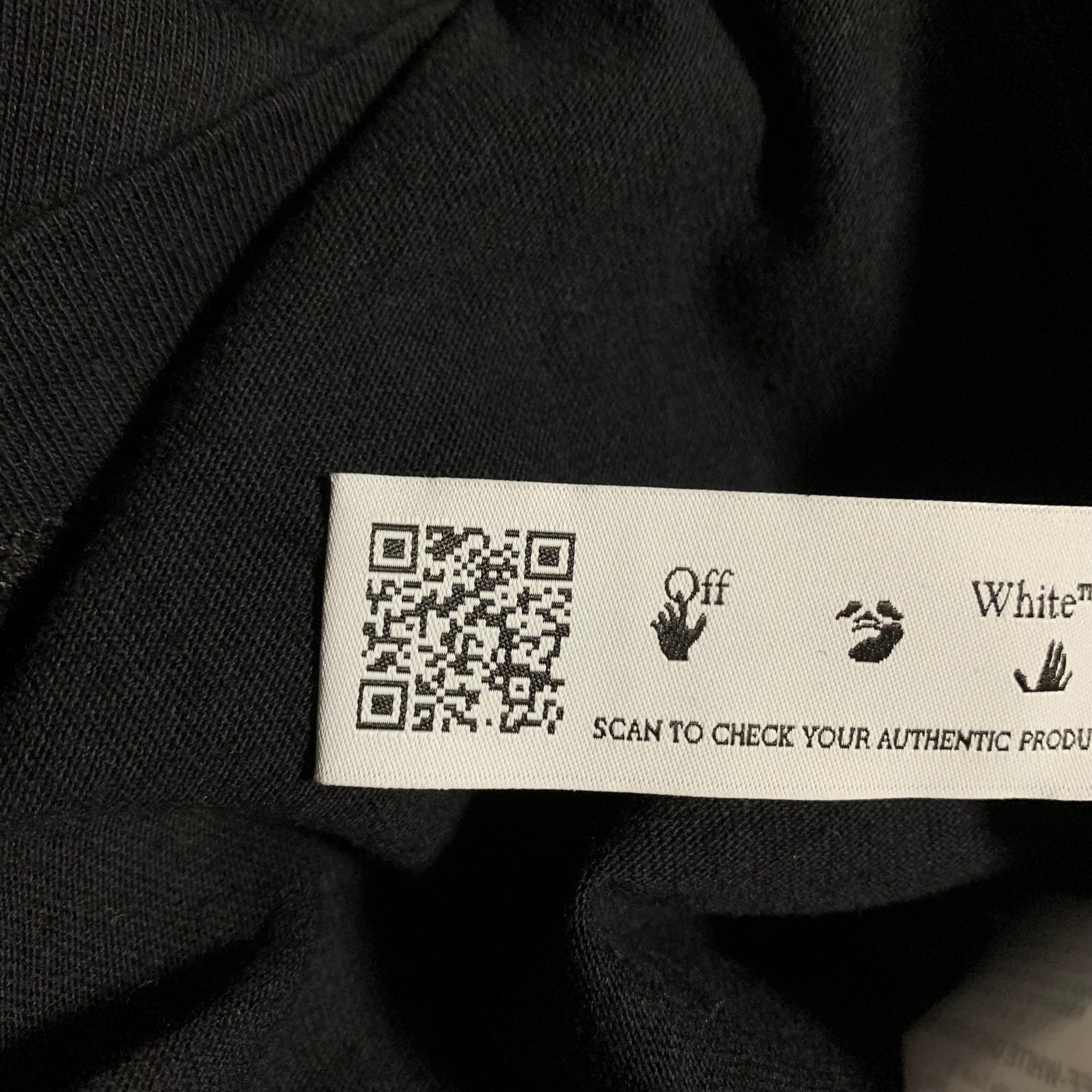 Off White Small Caravaggio Graphic Black Tee Till The End Virgil Abloh