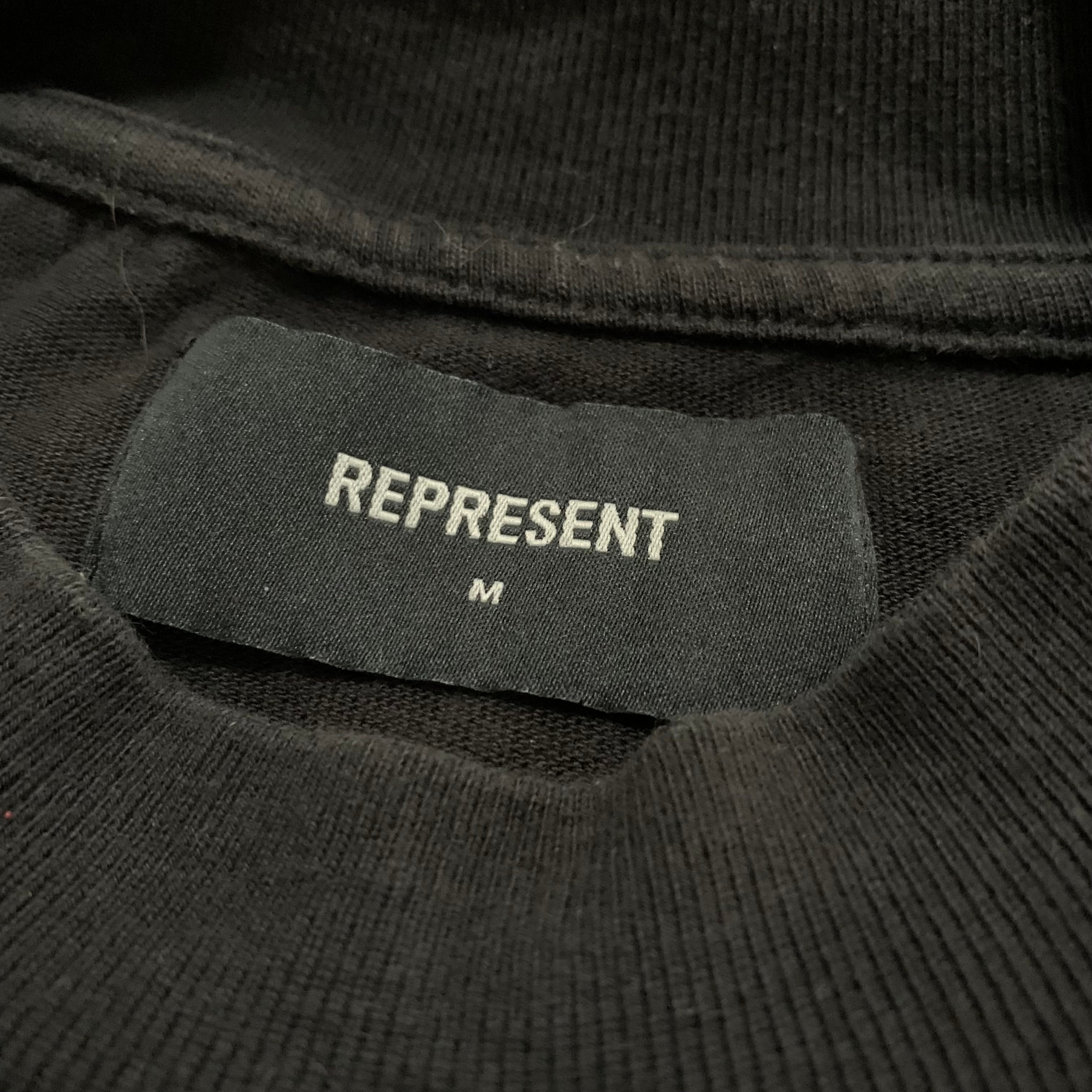 Represent Medium Manchester UK Tour Vintage Black Tee