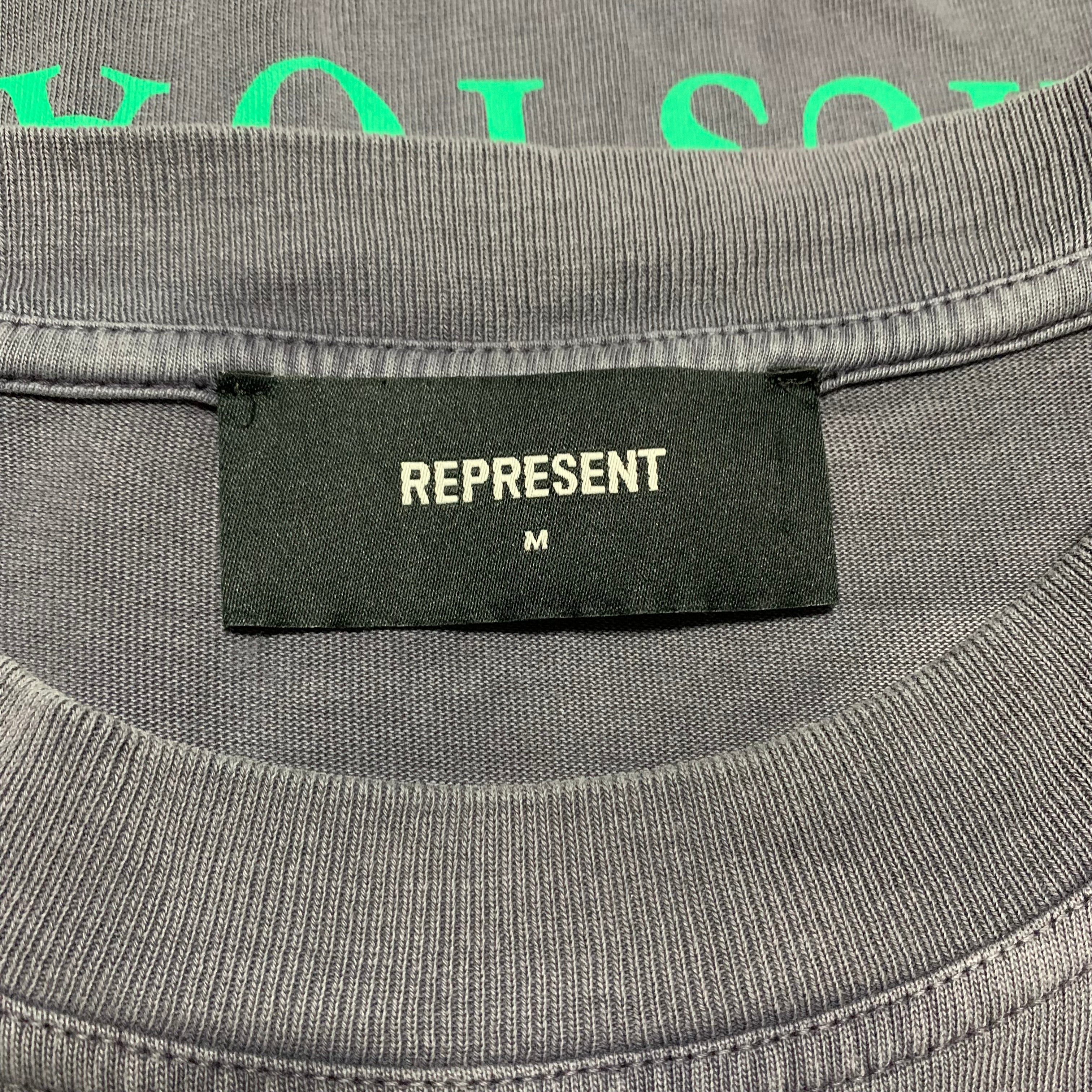 Represent Medium Fall From Olympus Storm Grey Tee