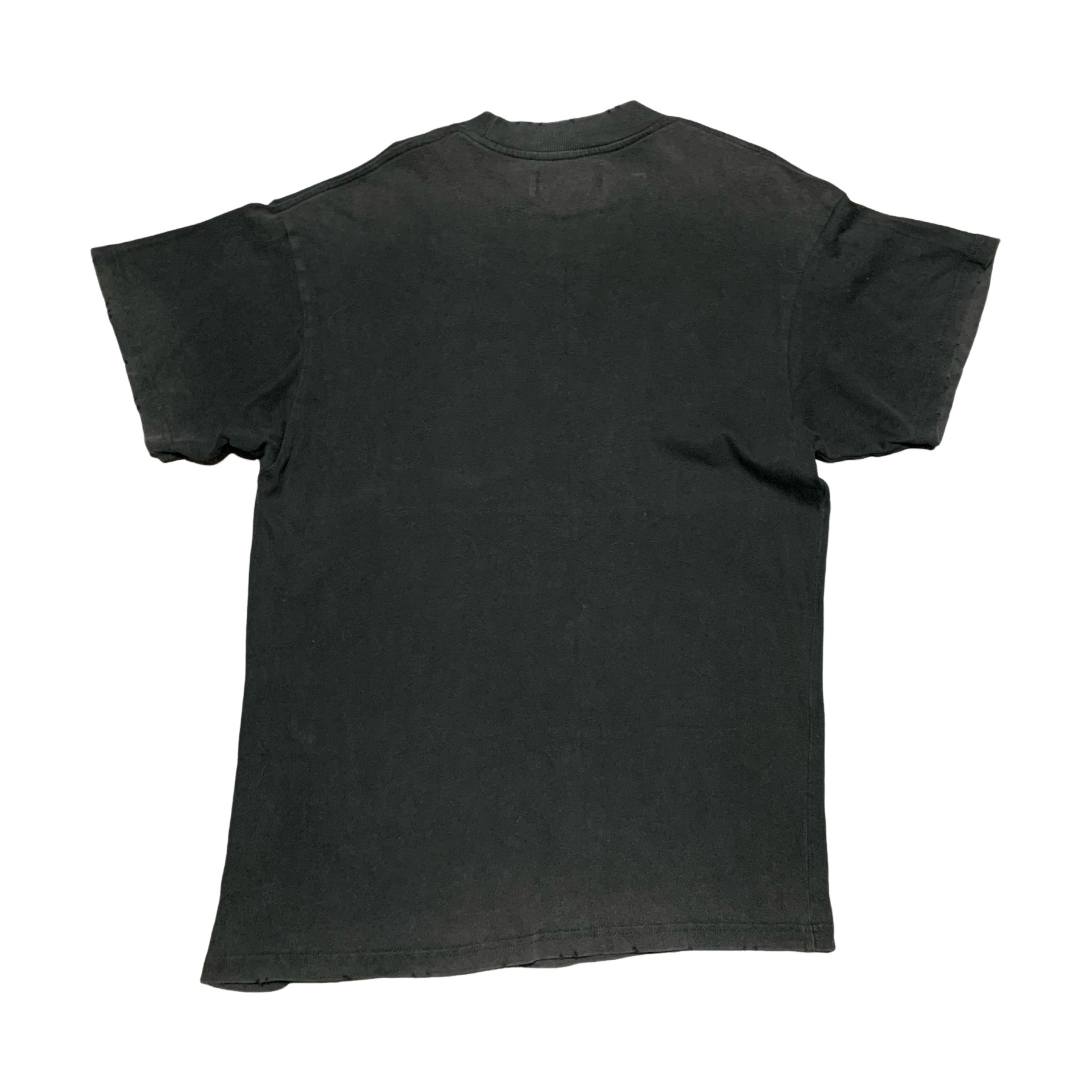 Represent XS Varsity Logo Graphic Vintage Black Tee