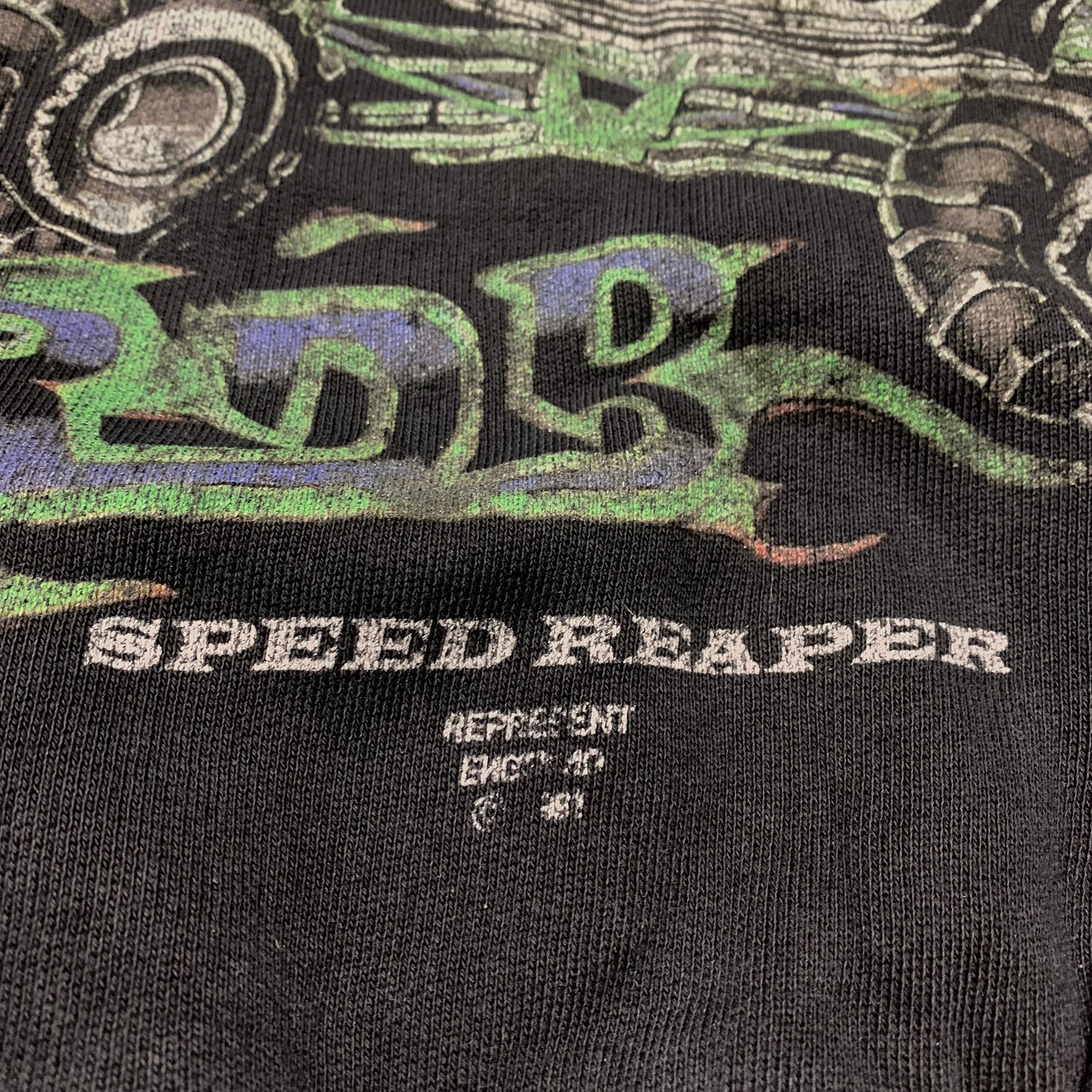 Represent Small Speed Reaper RDB Vintage Black Hoodie