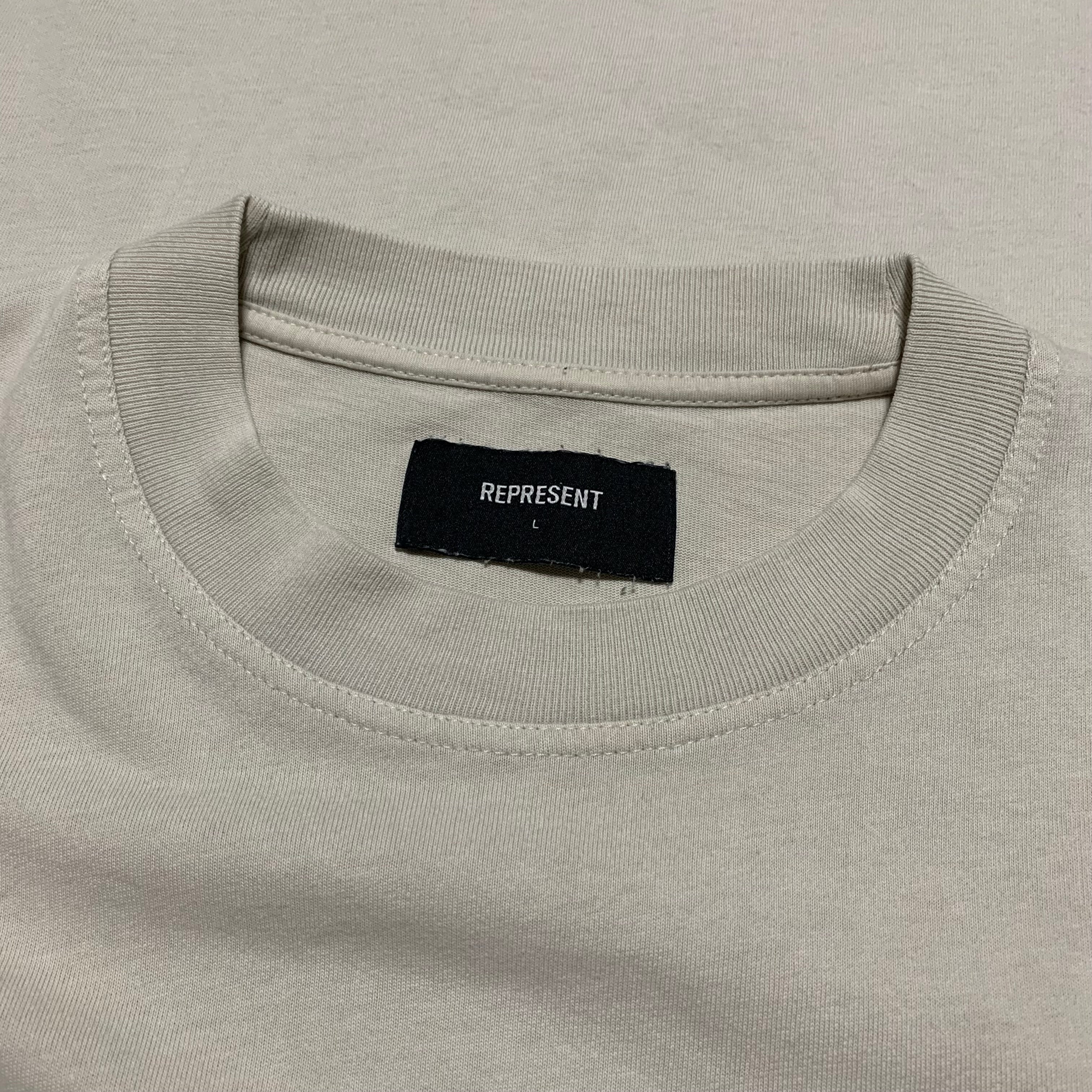 Represent Large Patron Of The Club Cream White Tee 2022