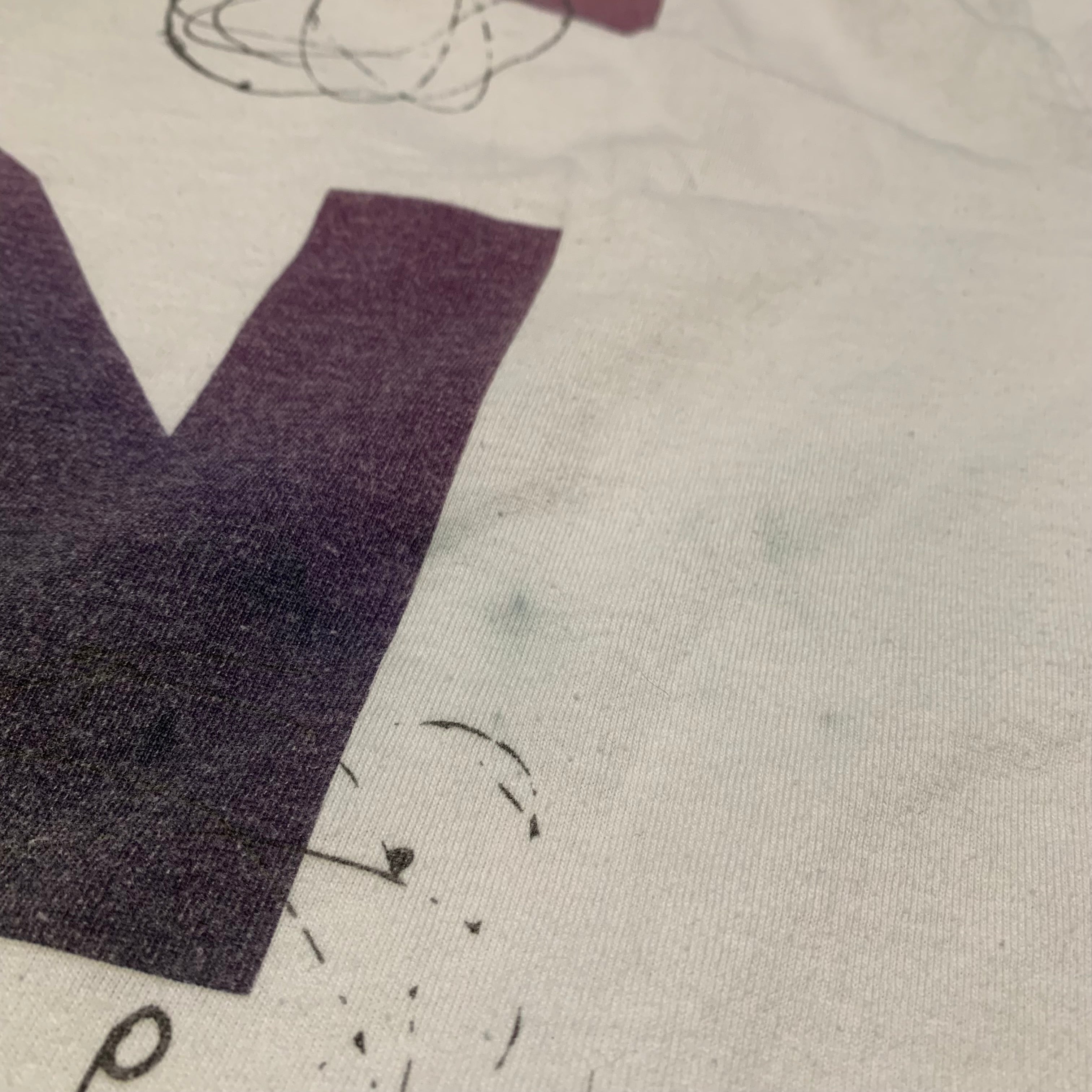 Off White XL Futura Arrows White Tee Virgil Abloh