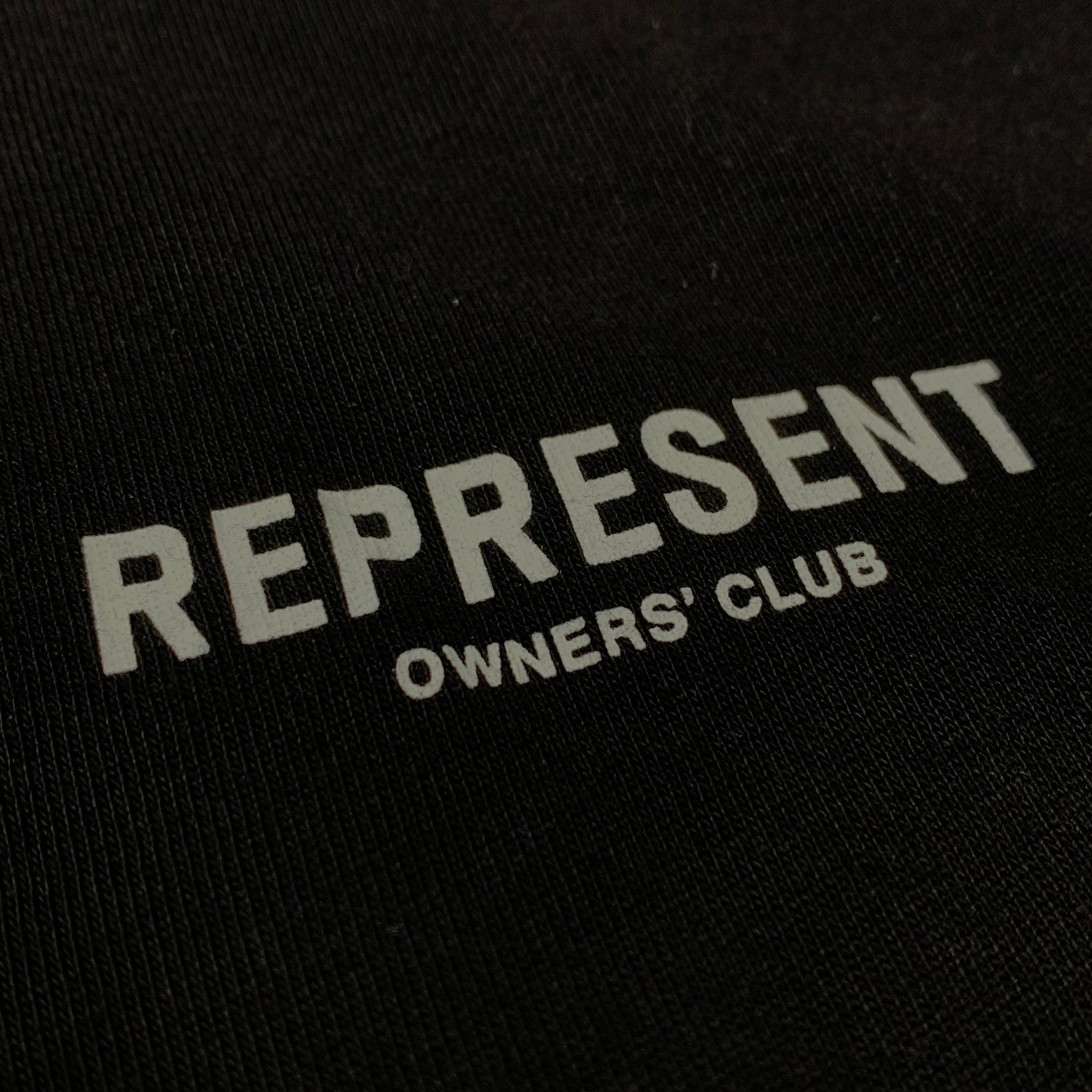 Represent Small Tee Owners Club Jet Black T-Shirt