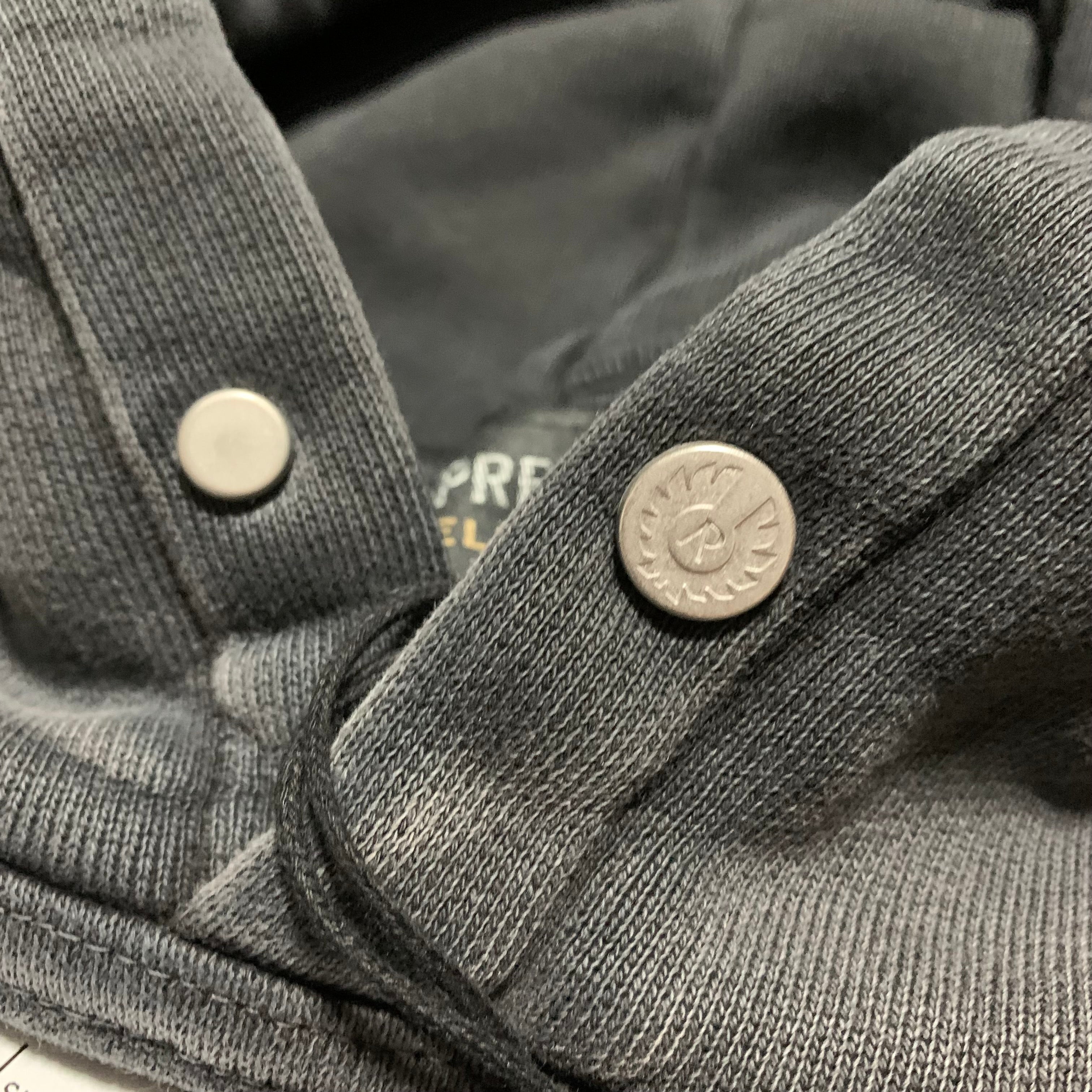 Represent Small Belstaff Outline Phoenix Hoodie Shadow Black (RRP £190)