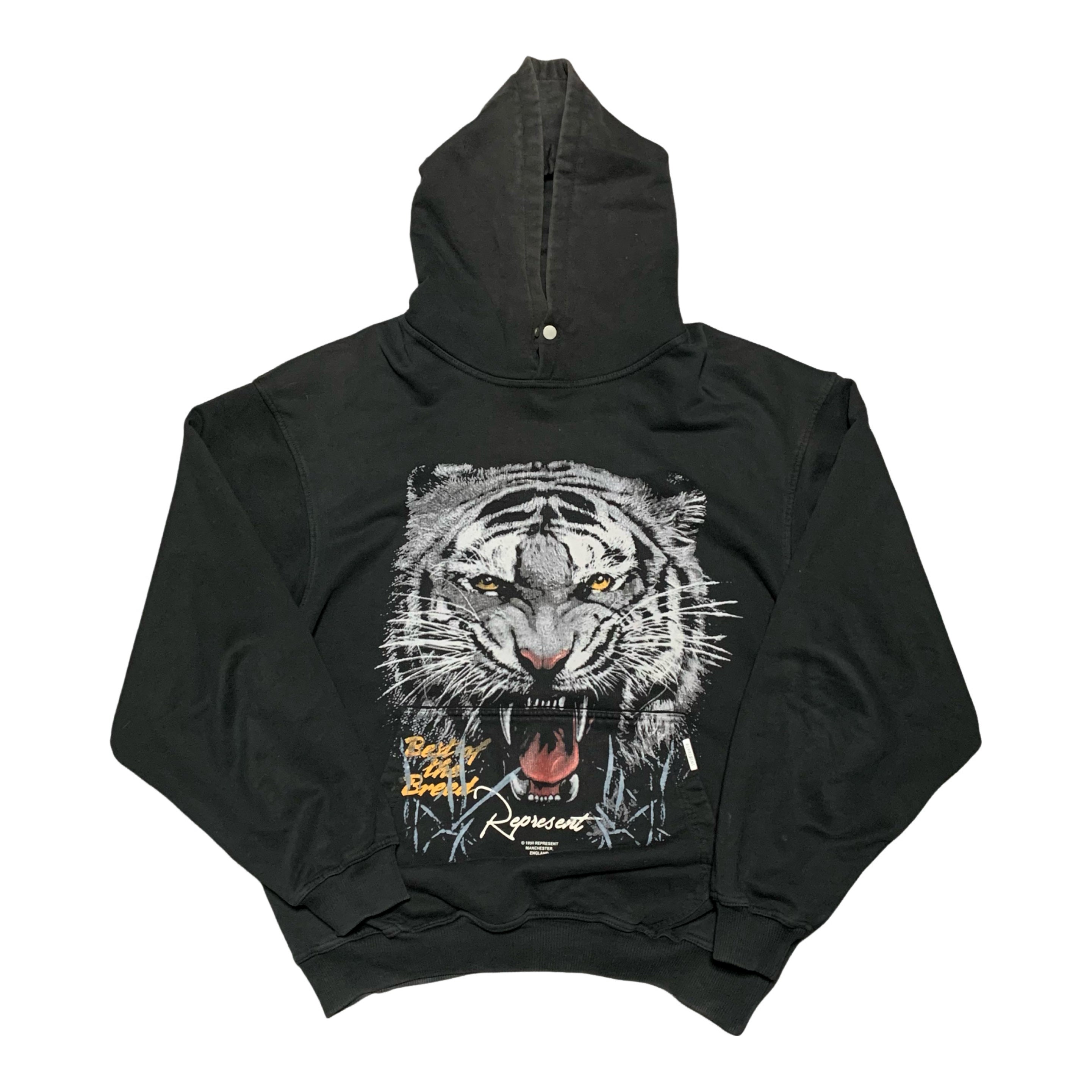 Represent Small Best Of Breed Vintage Black Hoodie