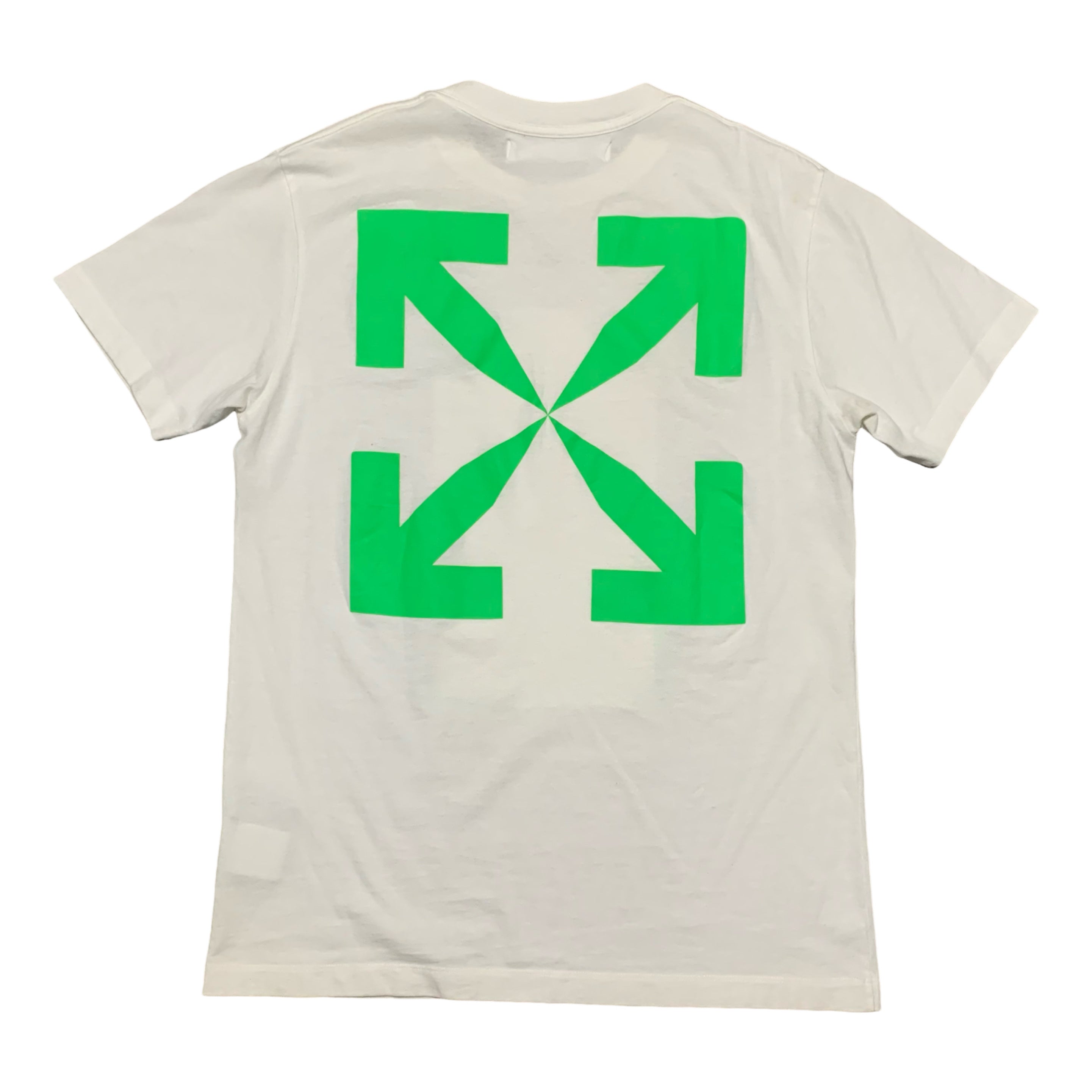 Off White Medium Medium Pascal Arrows White Tee Virgil Abloh