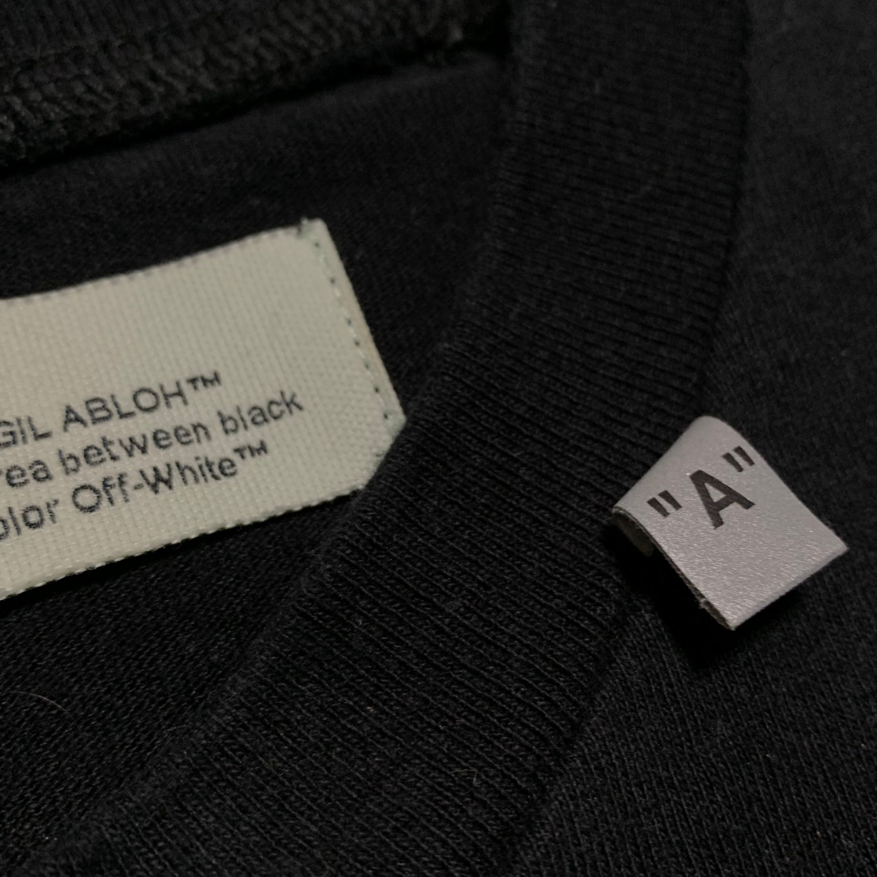 Represent Small Rationalism Black Tee Virgil Abloh