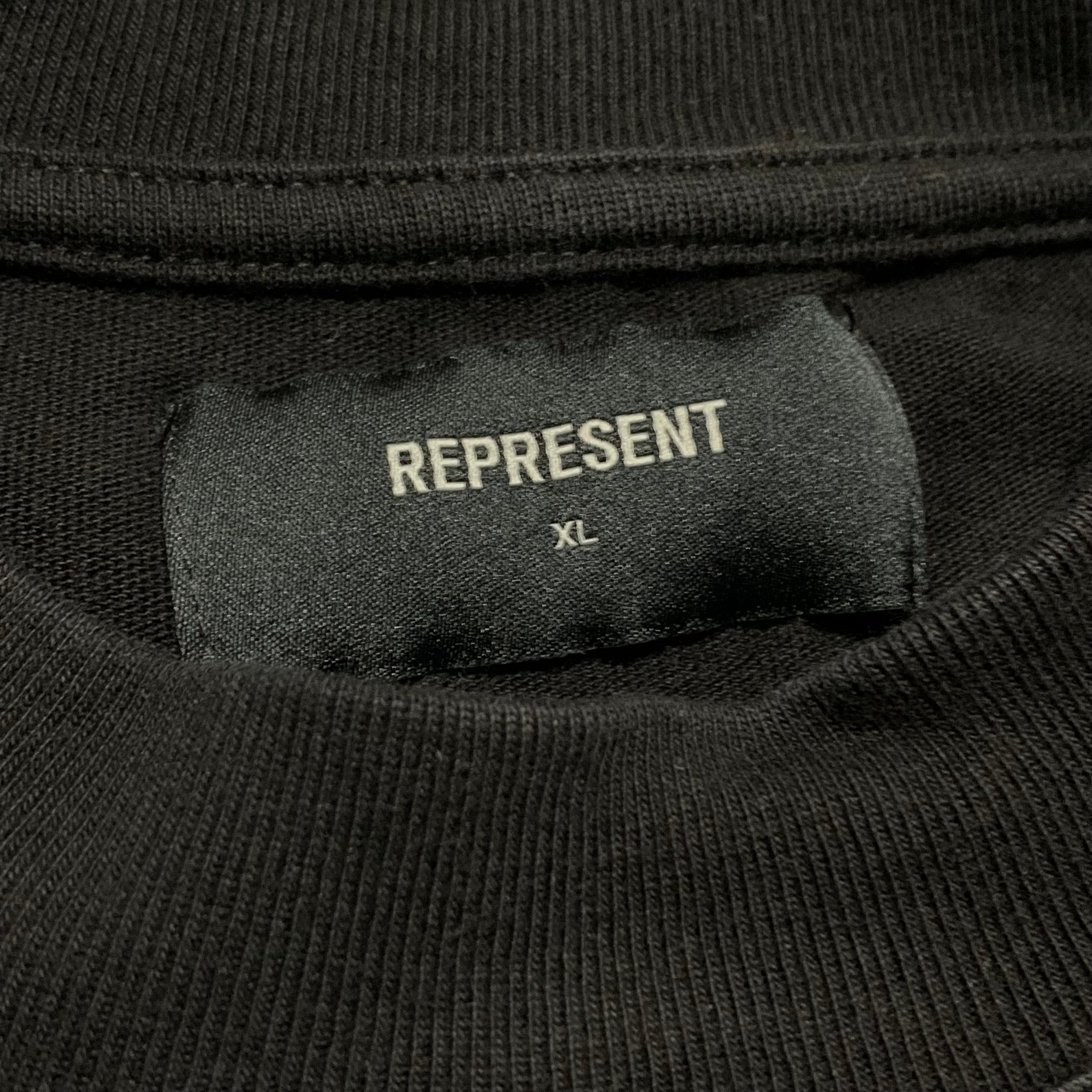 Represent XL Shark Jet Black Tee