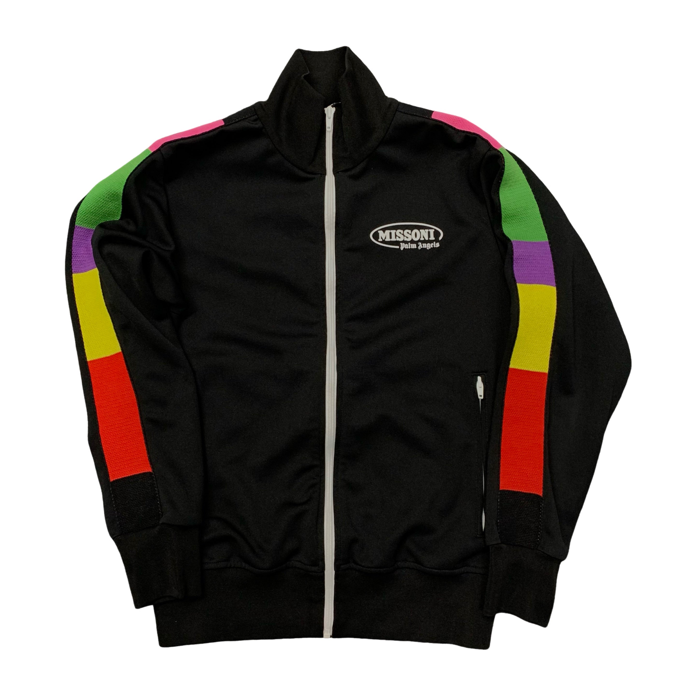 Palm Angels Medium Tee Missoni Black Track Jacket Multi Colour Track Top