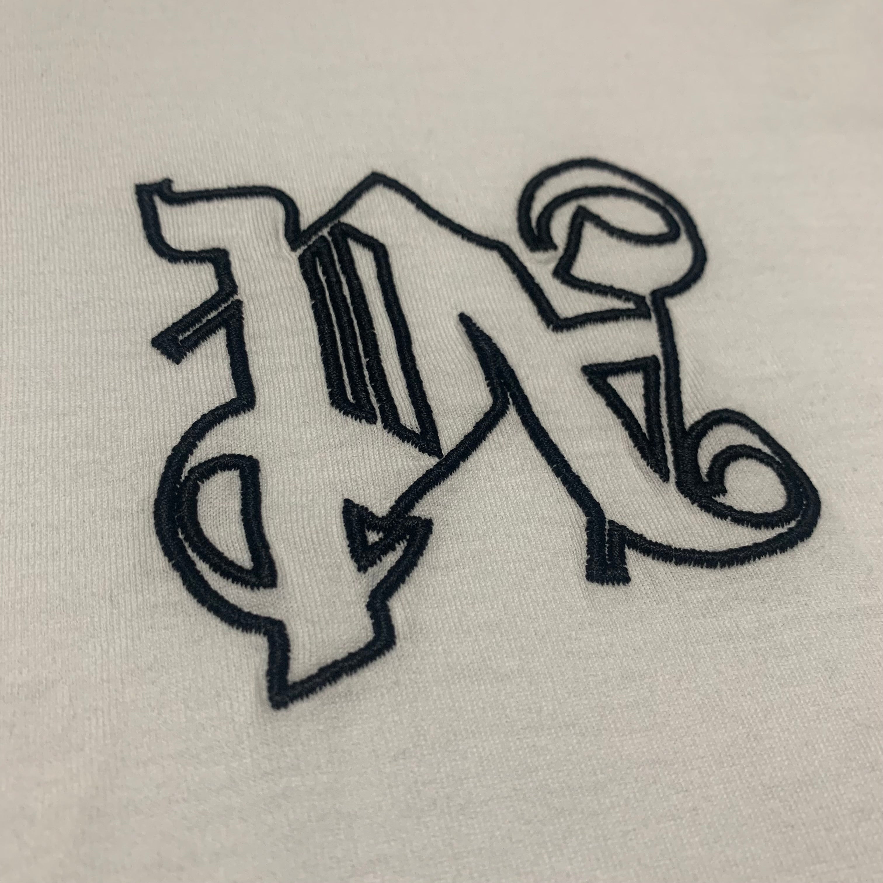 Palm Angels Large Monogram White Tee