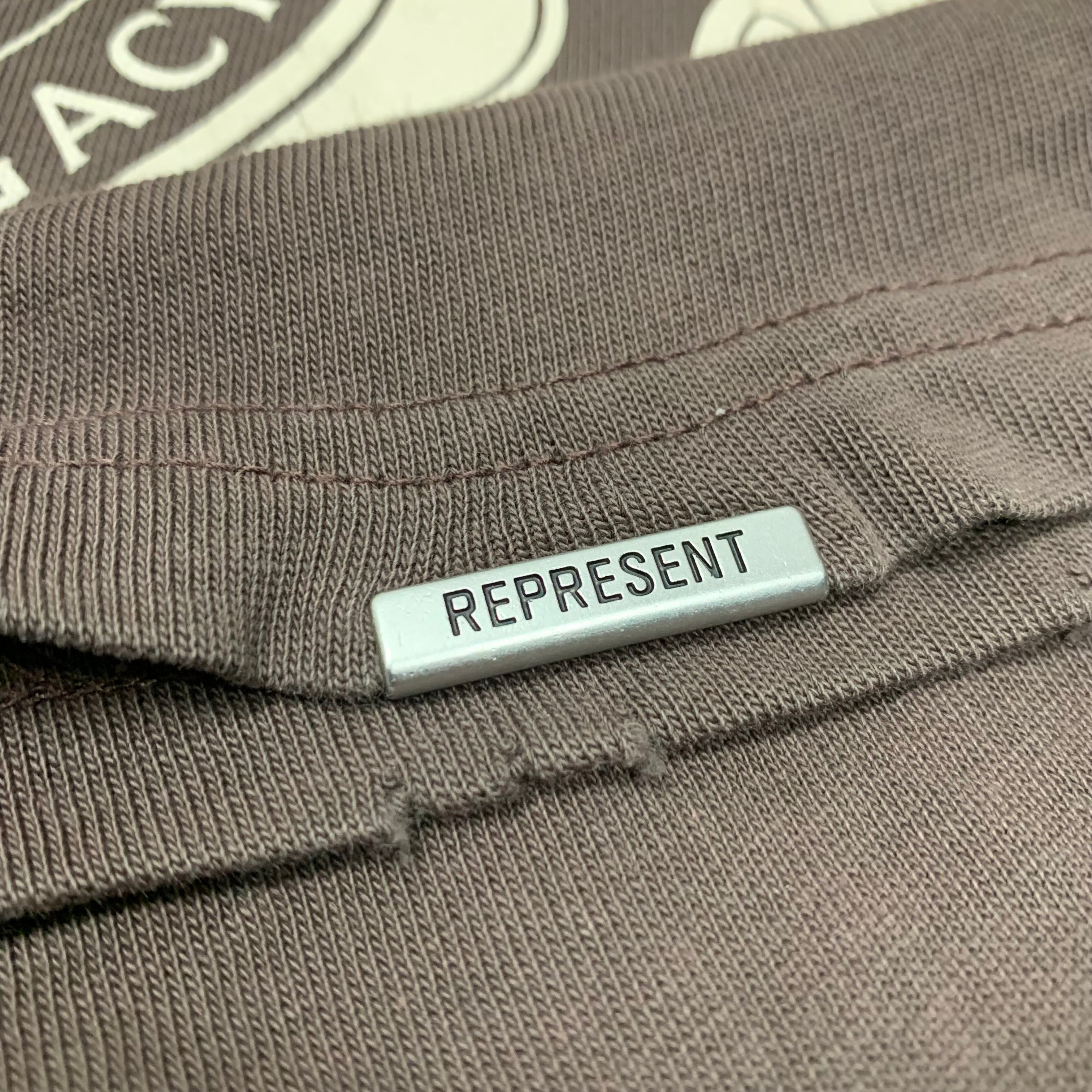 Represent XXS Tee Legacy Crest Nero Brown T-Shirt
