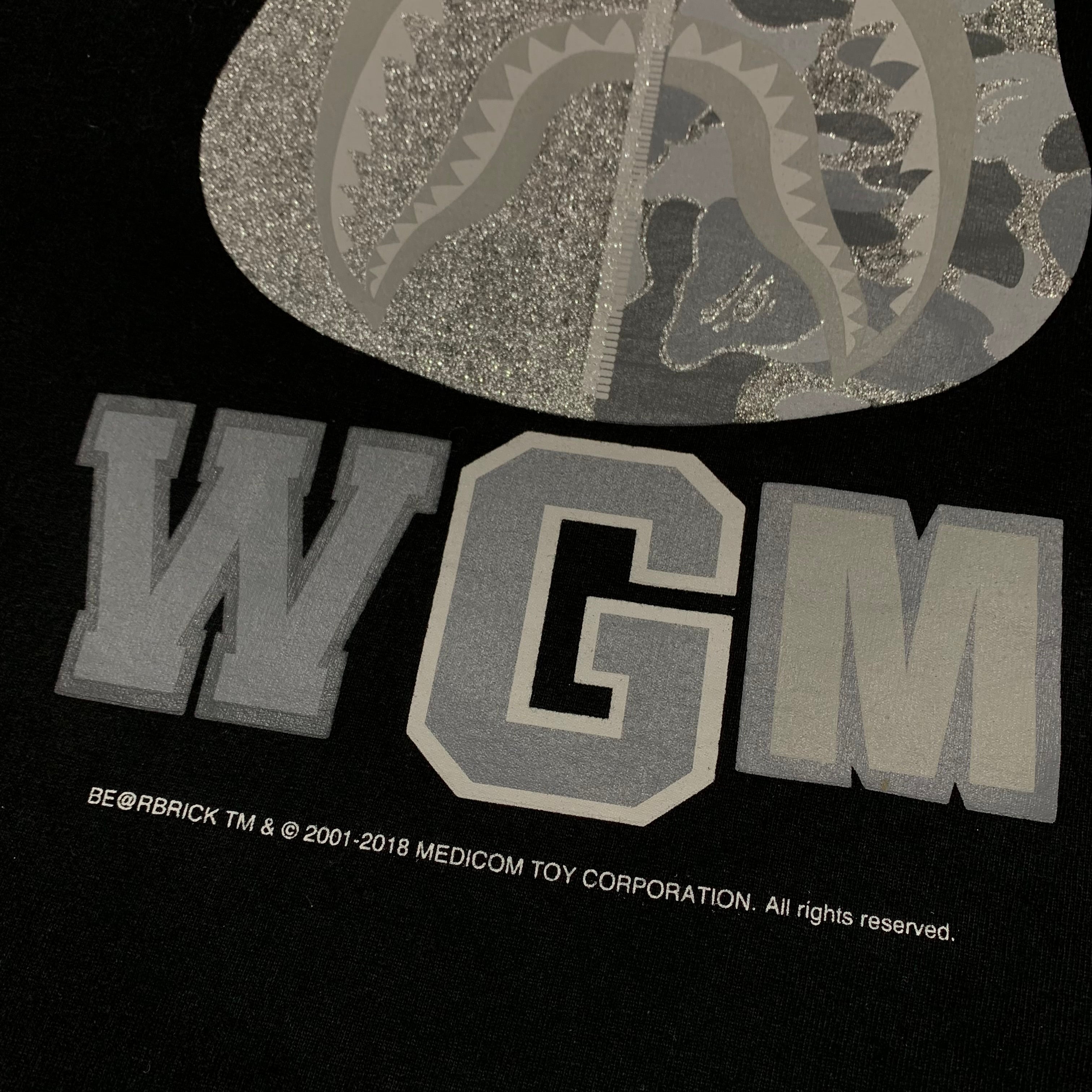 Bape Large Medicom Toy Bearbrick Black Tee A Bathing Ape 2018