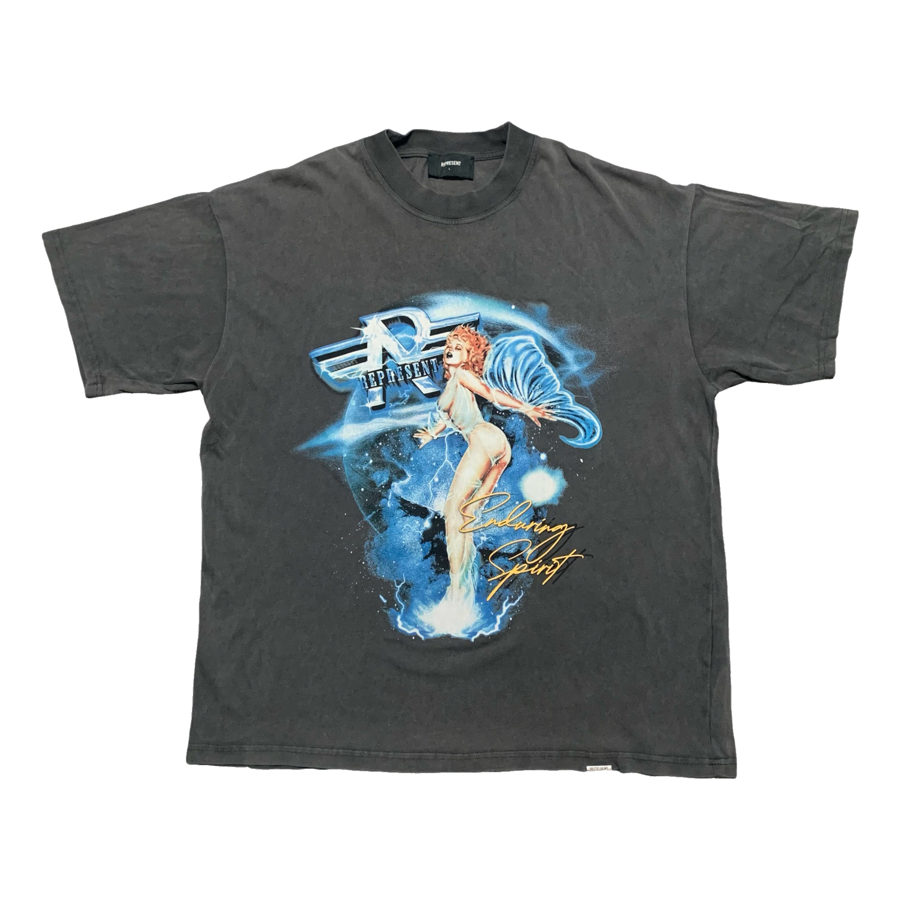Represent Large Enduring Spirit Vintage Grey Tee