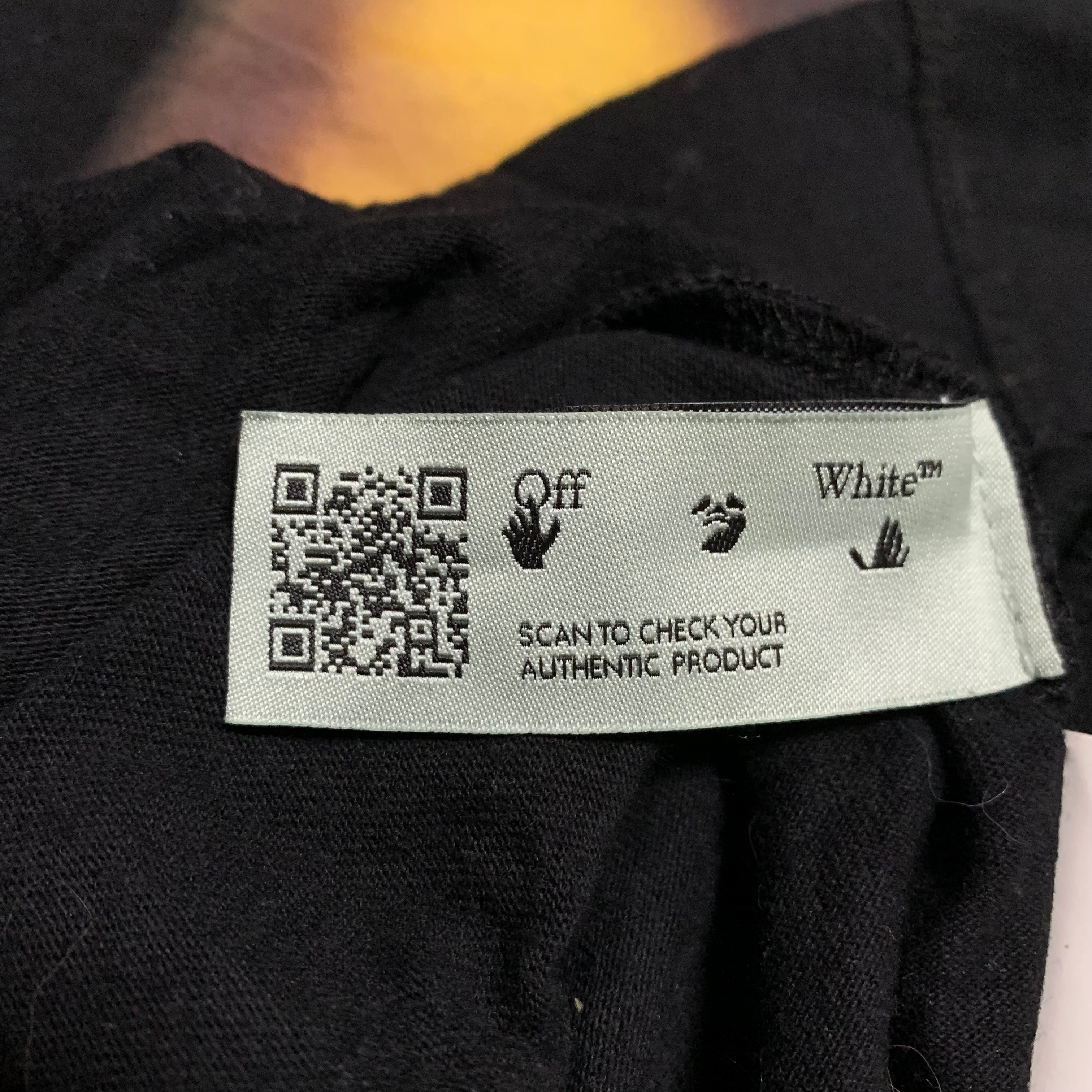Off White Small Mona Lisa Blur Black Tee Virgil Abloh
