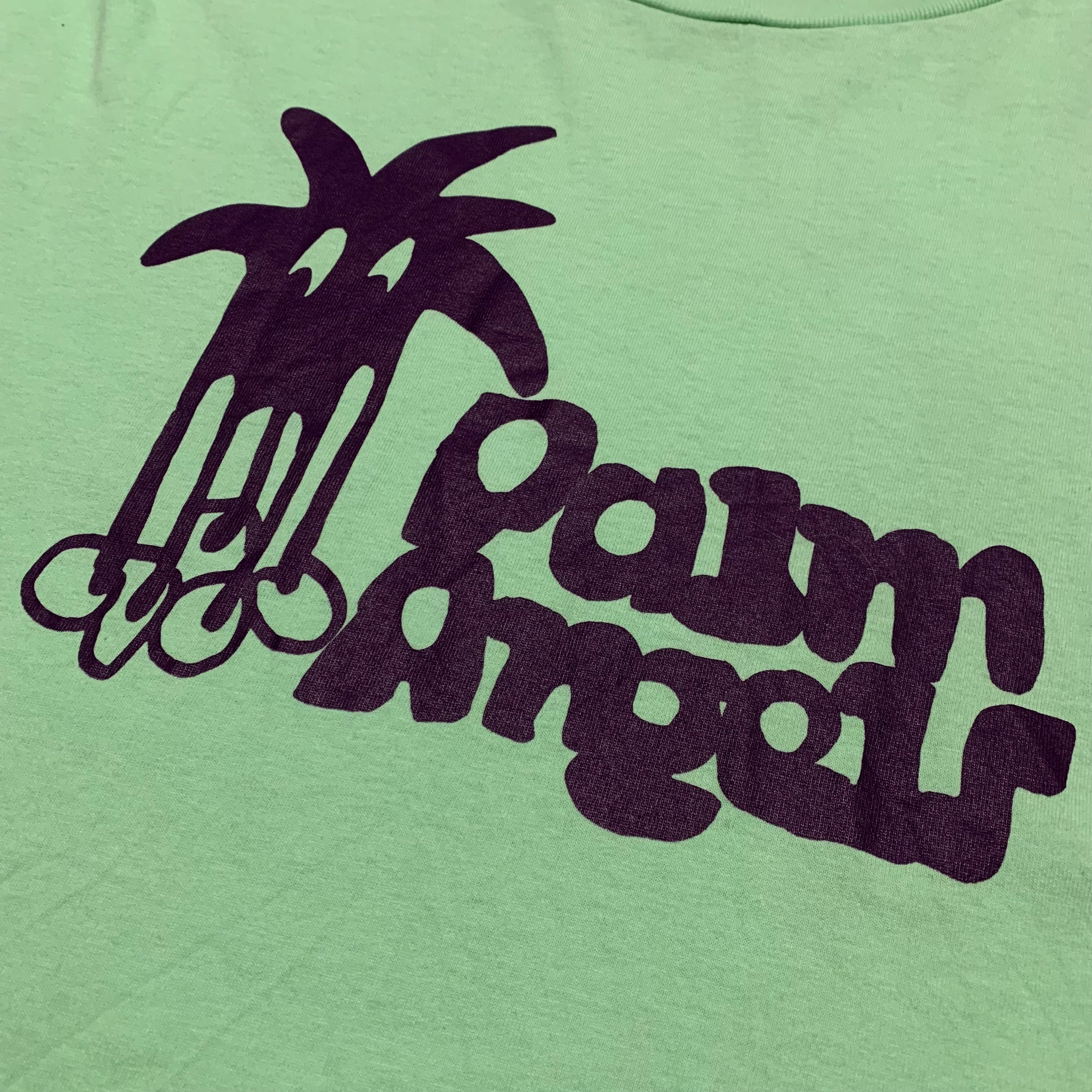 Palm Angels Large Tee Sketchy Douby Classic Mint Green T-Shirt