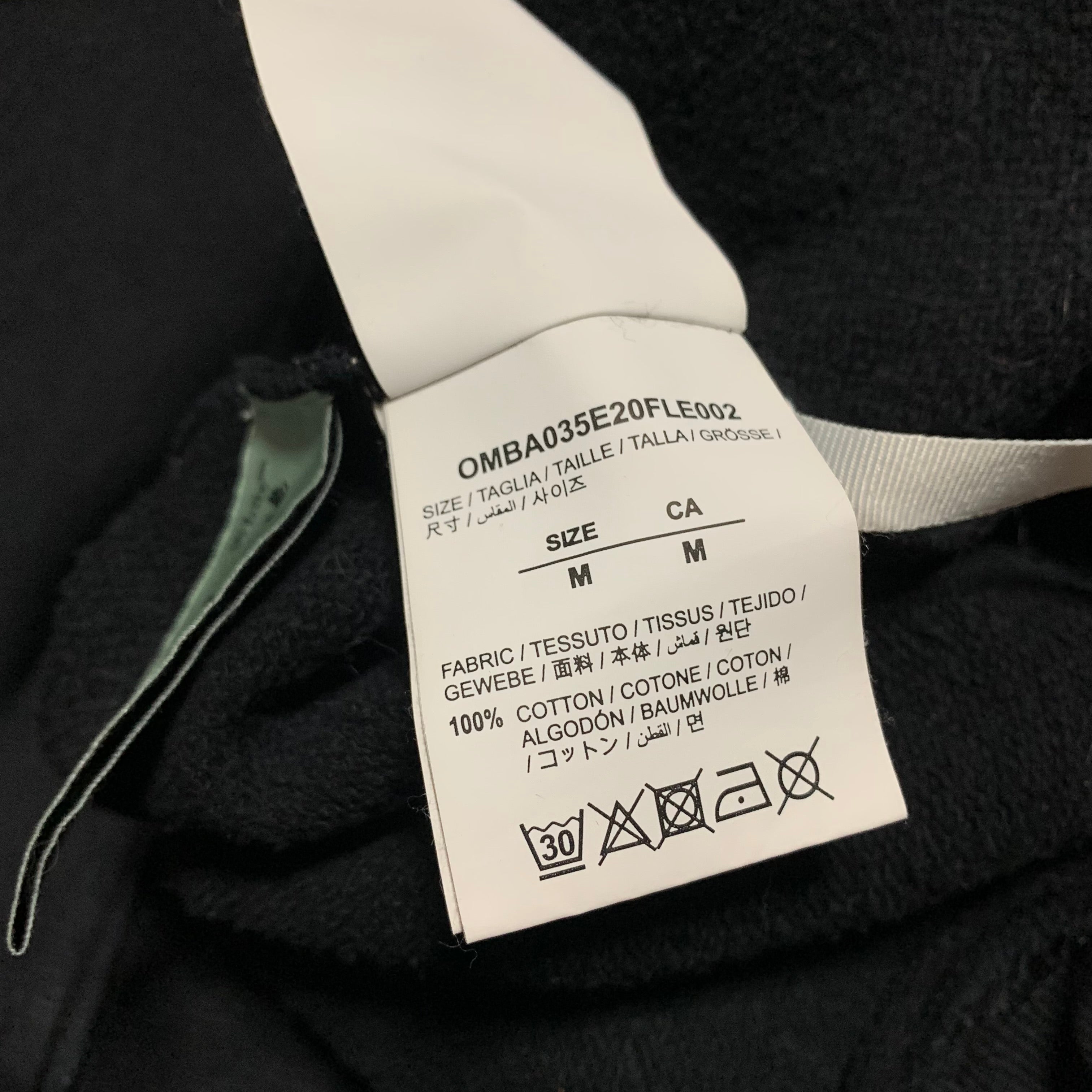 Off White Medium Pink Marker Arrows Black Sweatshirt Crewneck