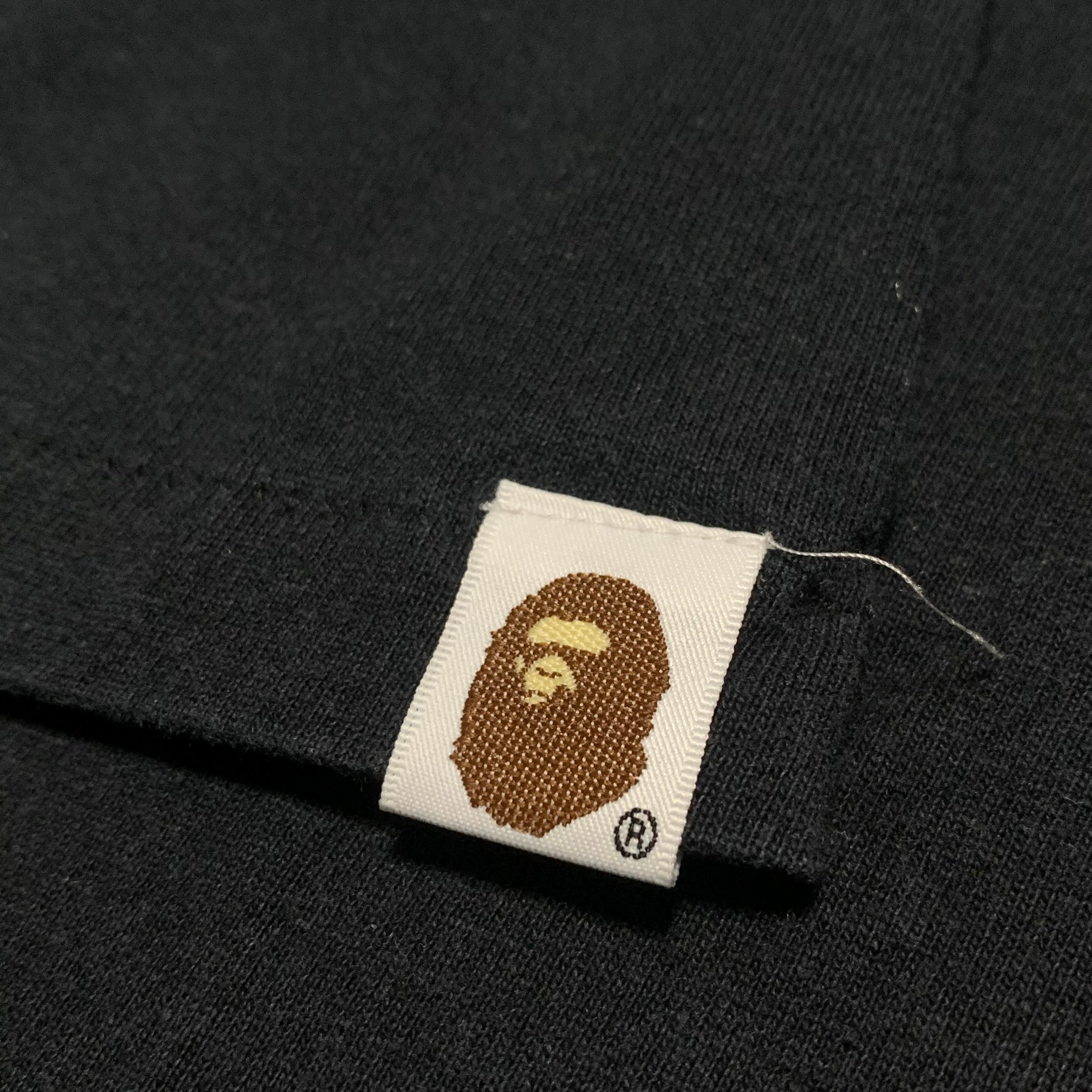 Bape Large By Bathing Ape 1st Camo Black Tee