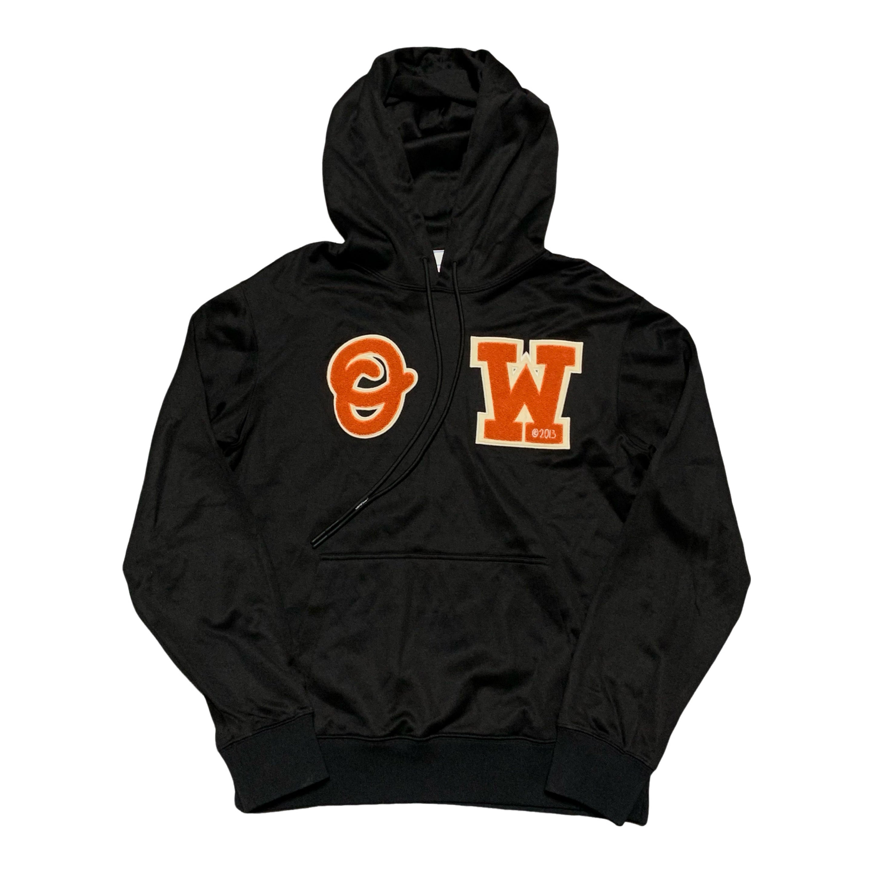 Off White Small Patch Logo Black Hoodie Virgil Abloh