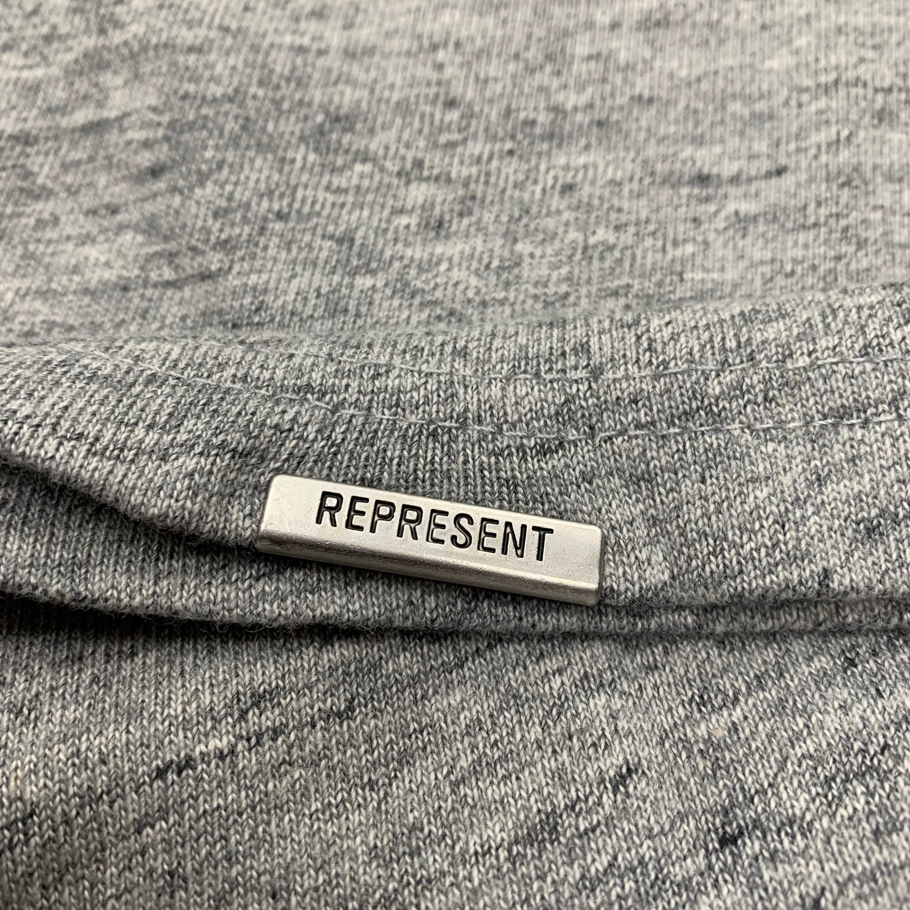Represent Small Tee England Graphic Grey T-Shirt