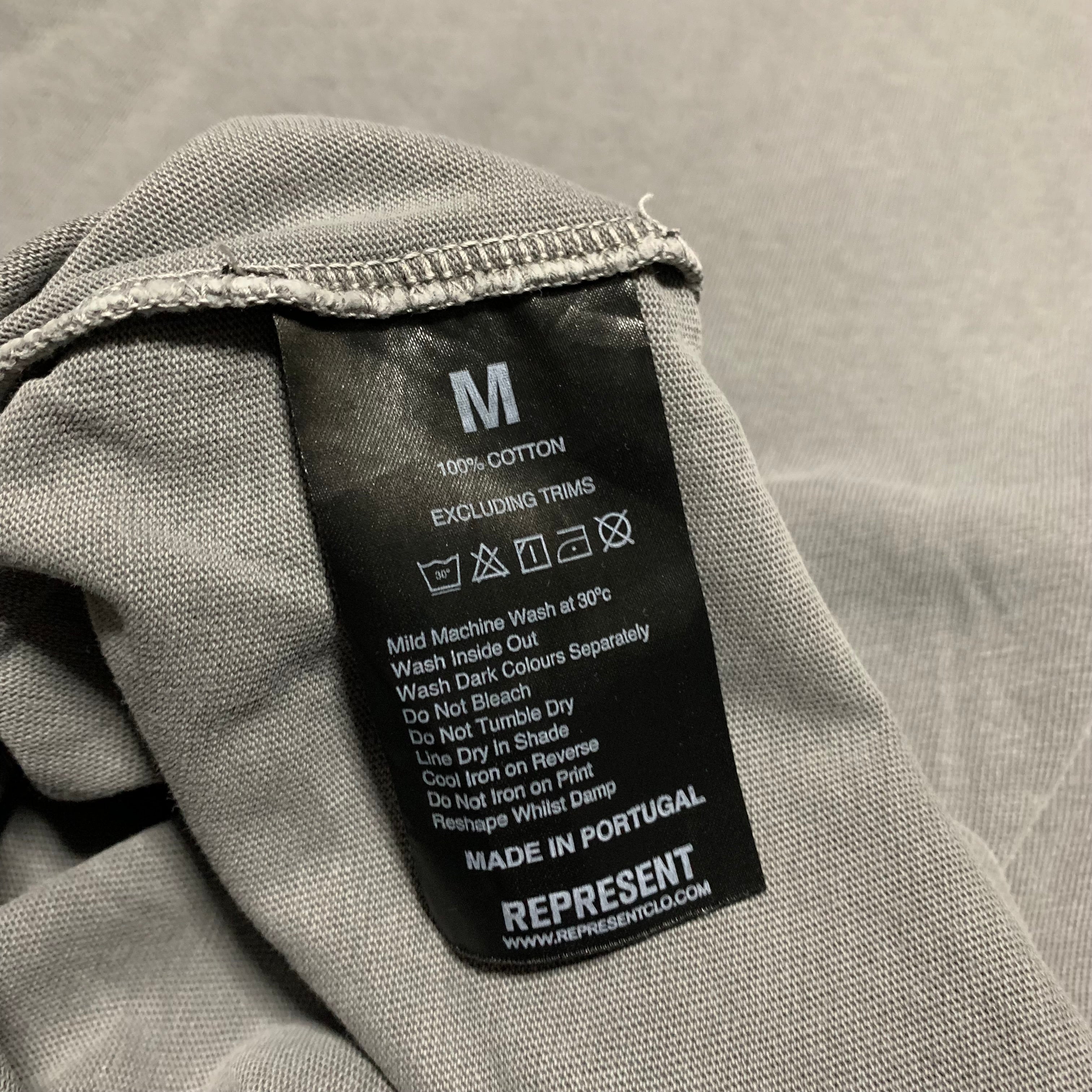 Represent Medium Rock Logo Ultimate Grey Tee