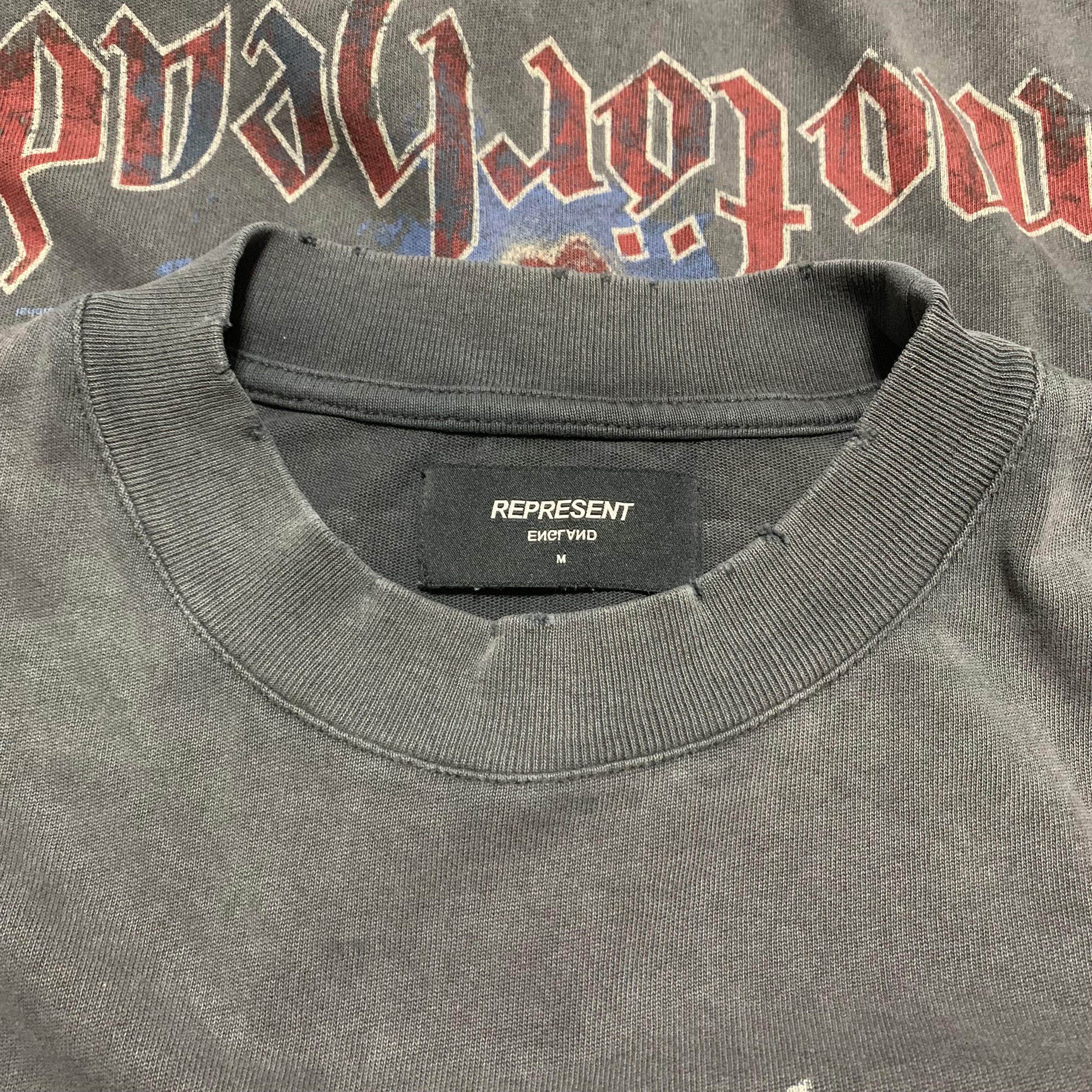 Represent Medium Motorhead Vintage Grey Tee 2020