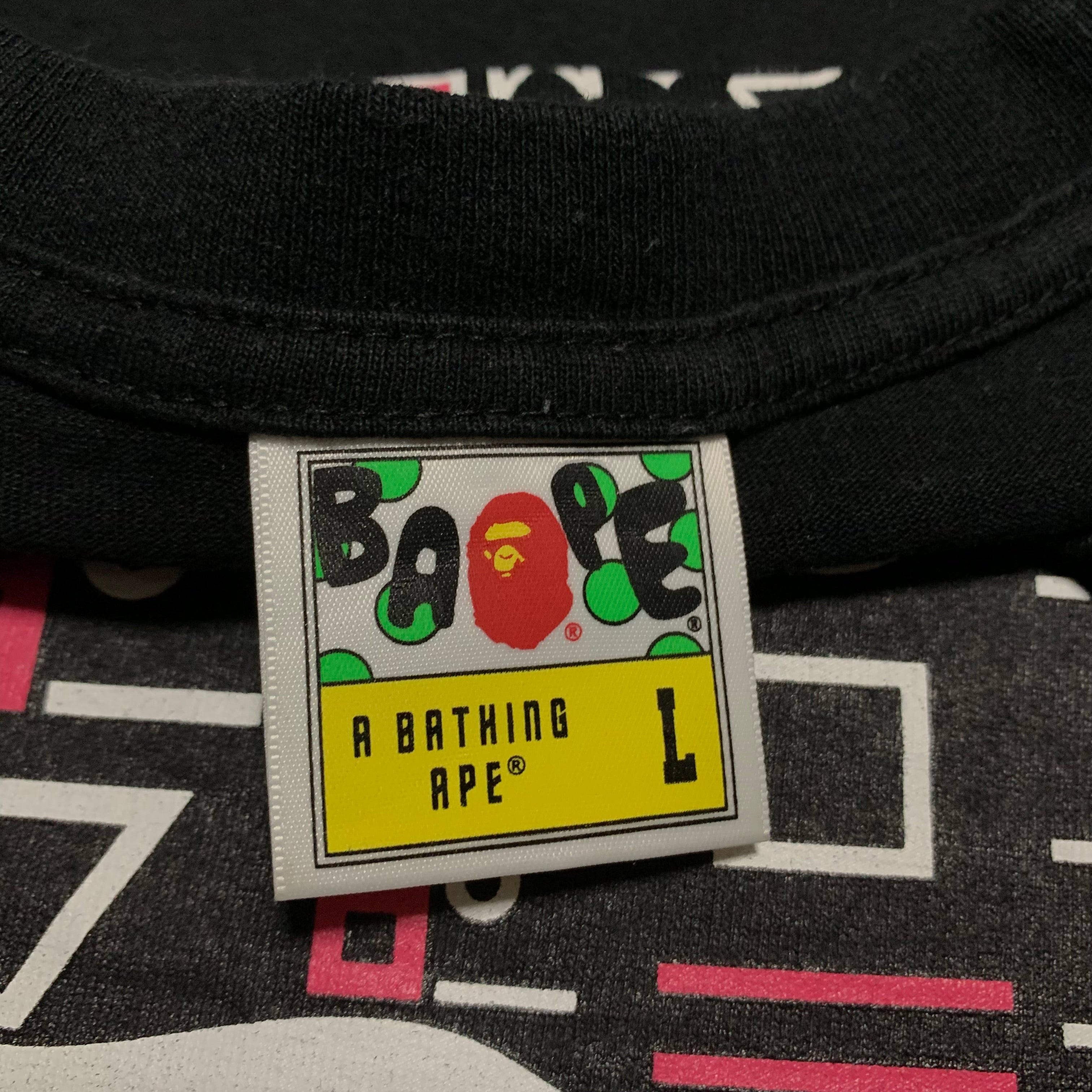 Bape Large Squid Game Black Tee A Bathing Ape Netflix