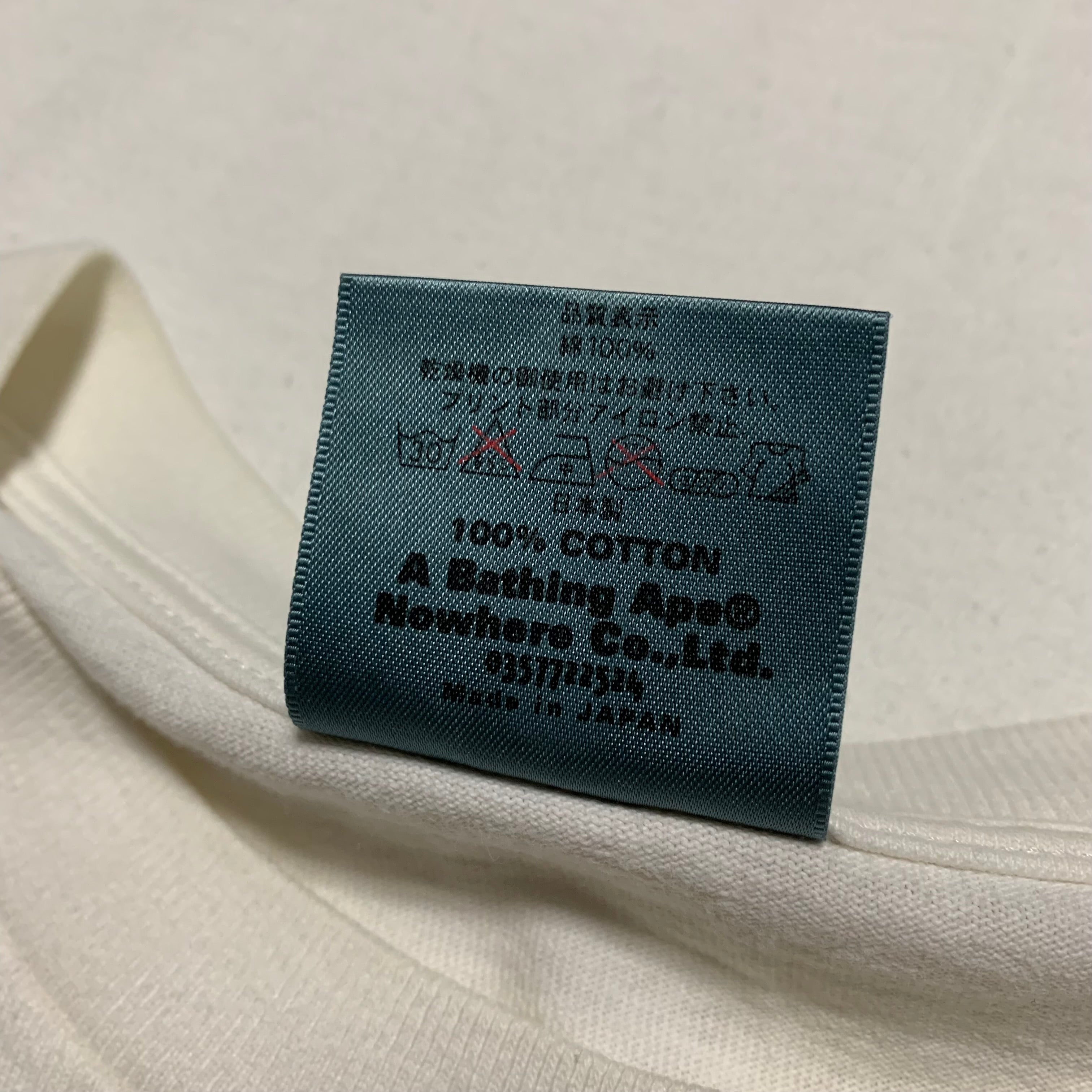 Bape Small Girl Graphic Bape Sta White Tee A Bathing Ape Vintage OG