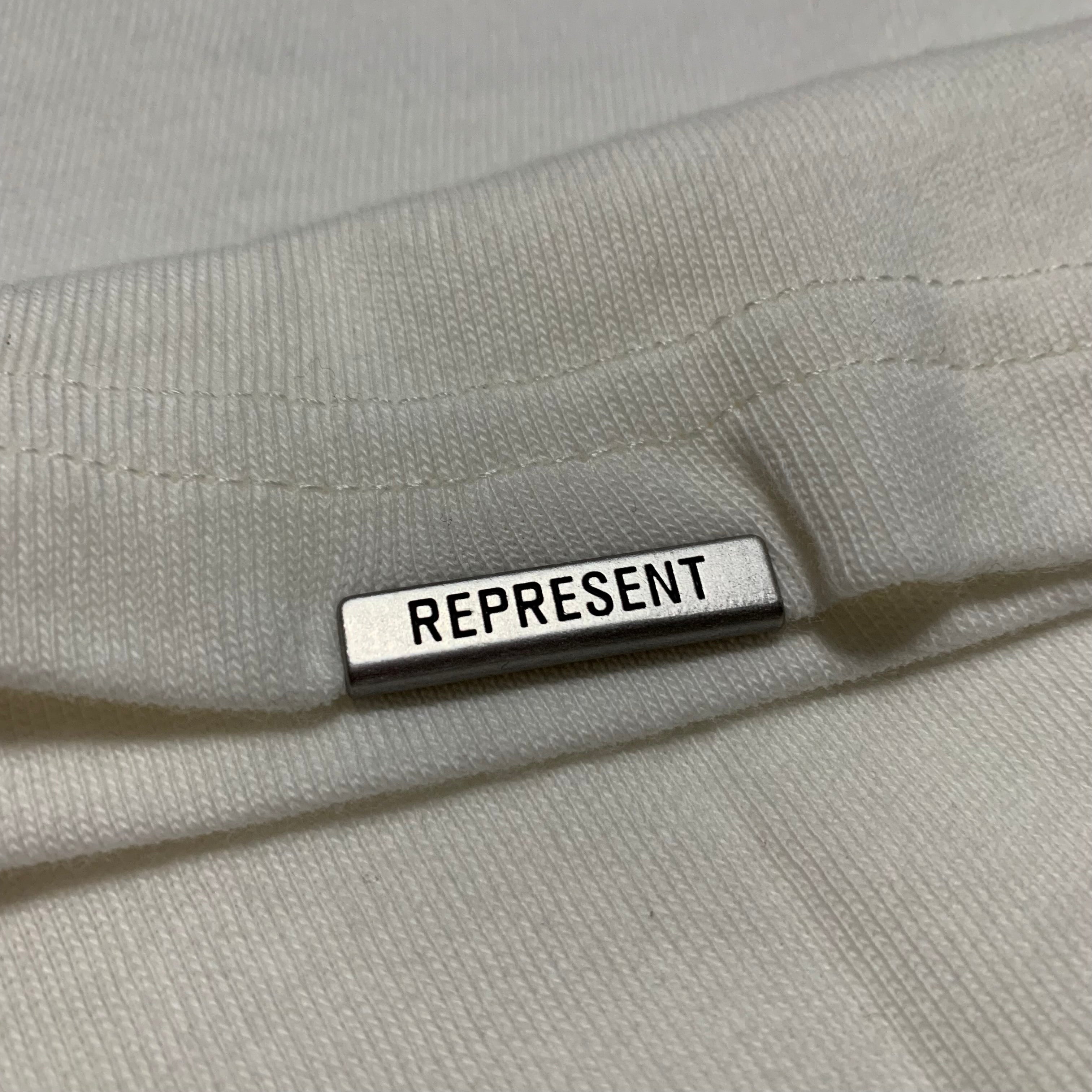 Represent Small Storms In Heaven Flat White Tee