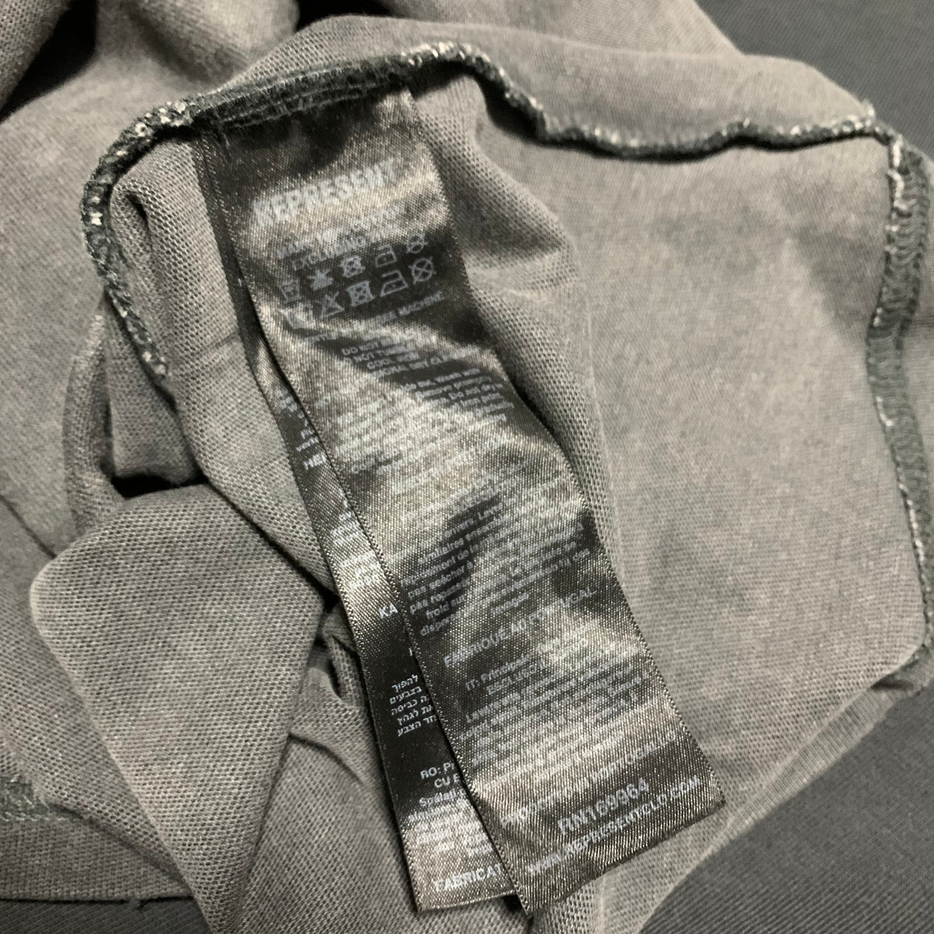 Represent Medium Spirit Reaper Vintage Black Tee