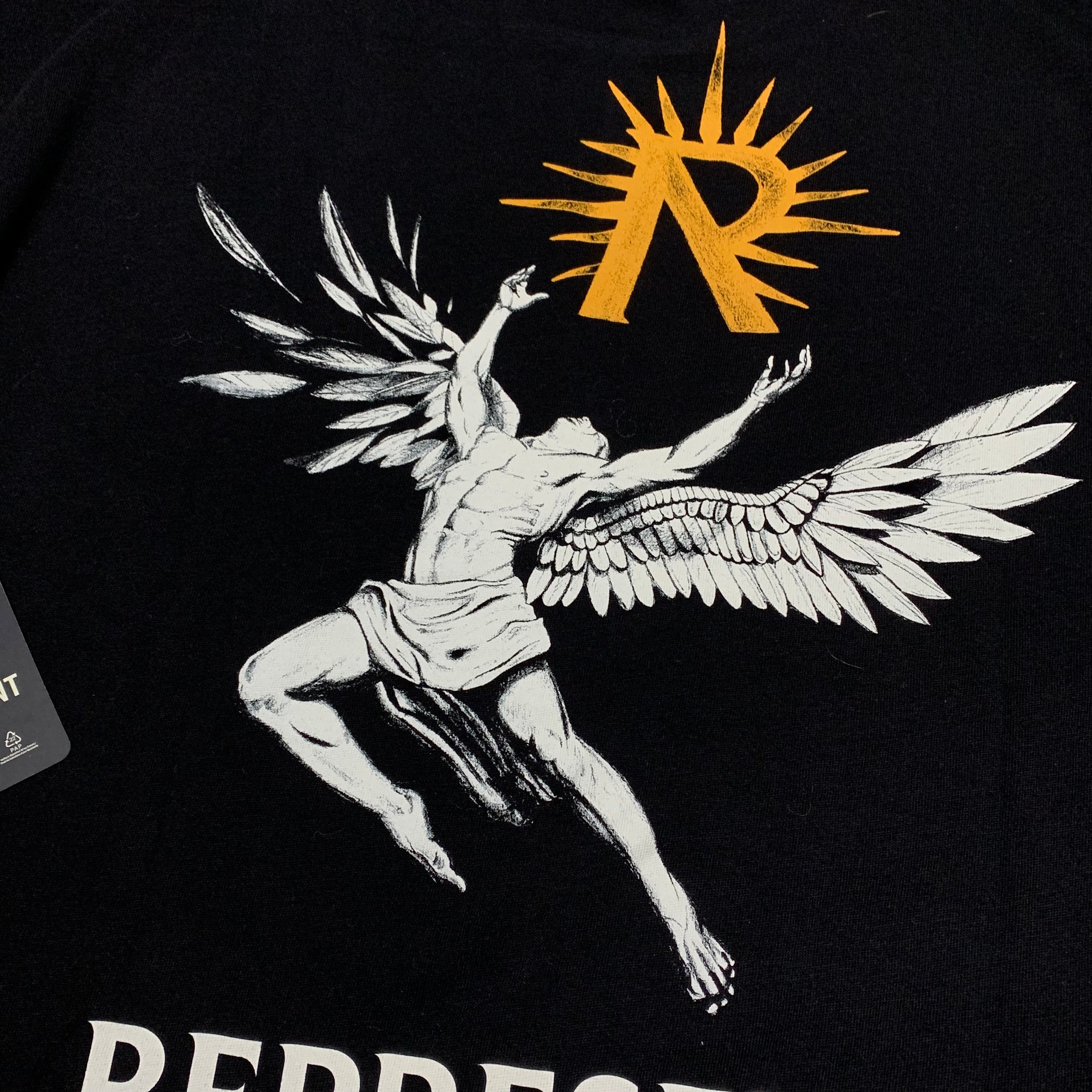 Represent Small Icarus Jet Black Tee Horizons