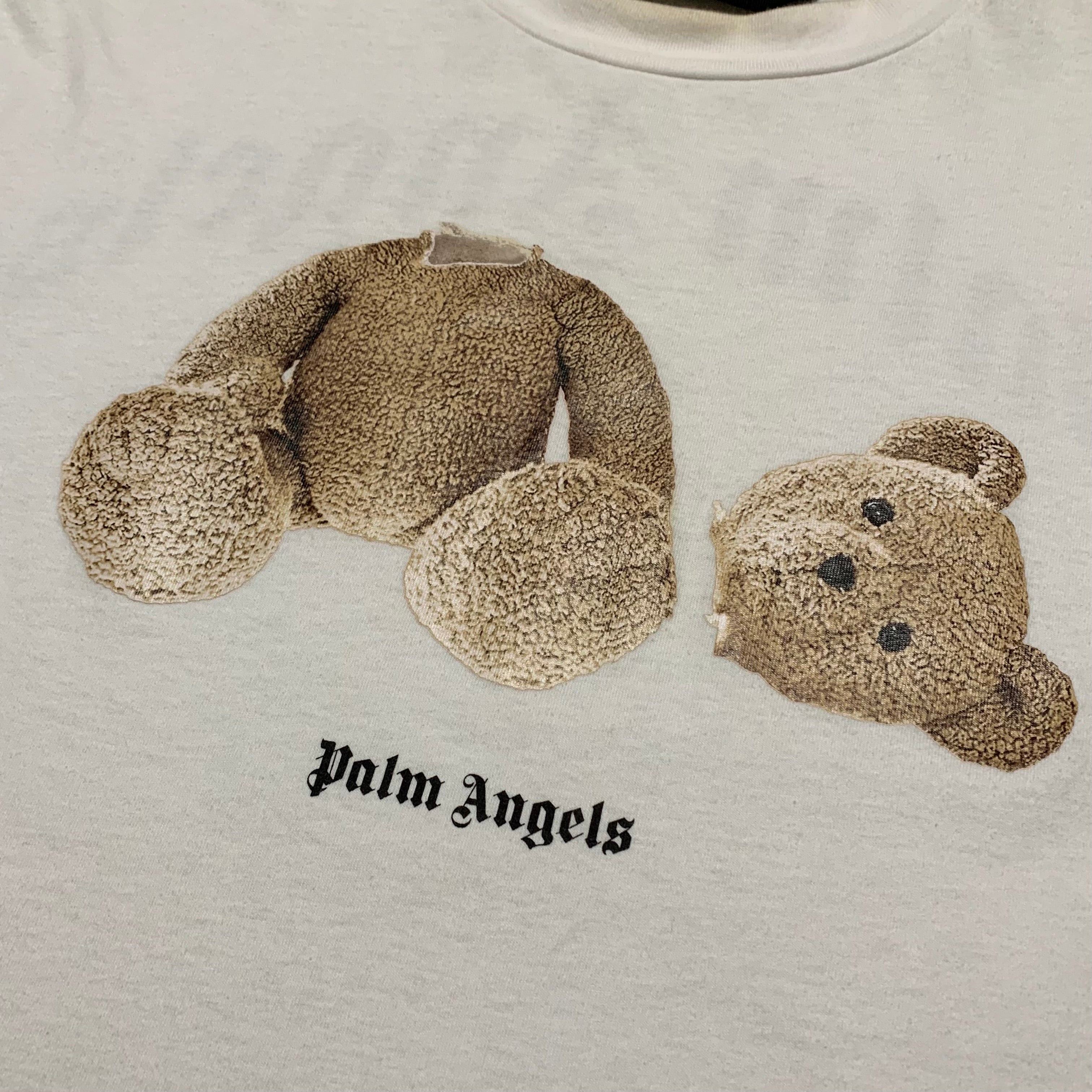 Palm Angels Medium Kill The Bear White Tee