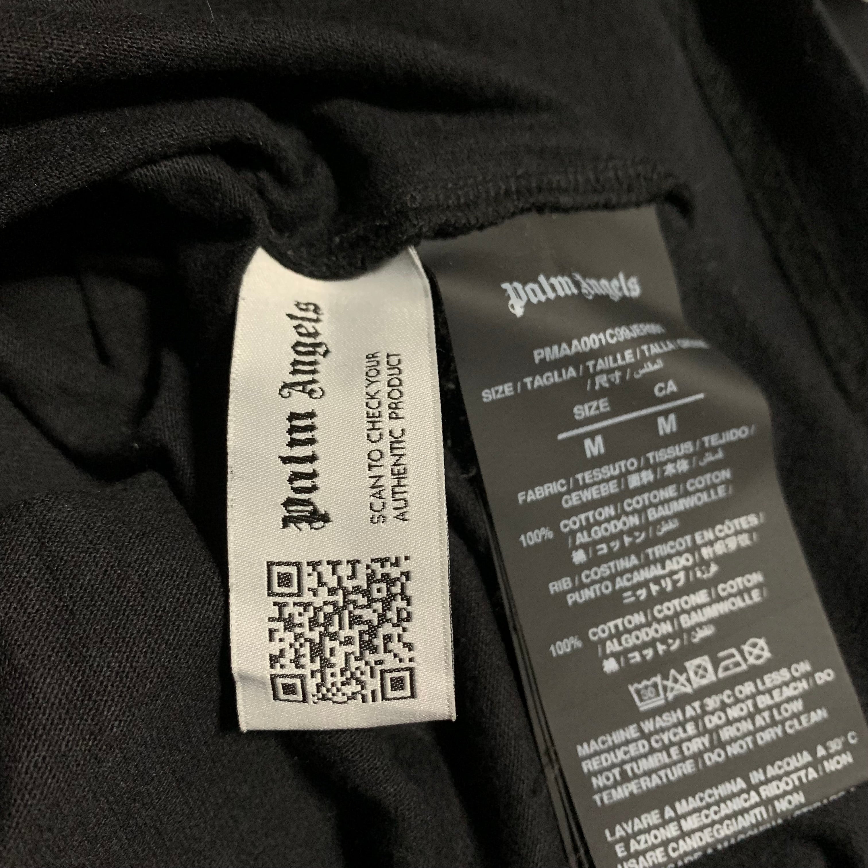 Palm Angels Medium Classic Bear Black Tee