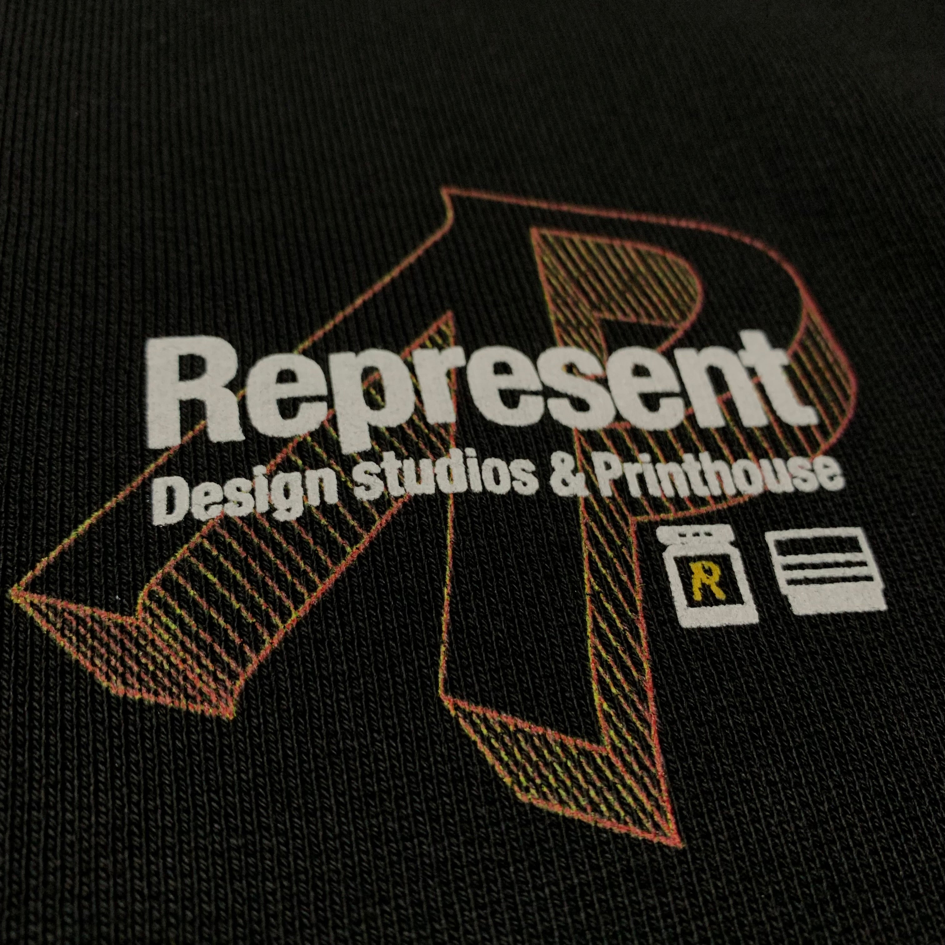 Represent XS Design Studio Team Jet Black Sweater Sweatshirt Crewneck