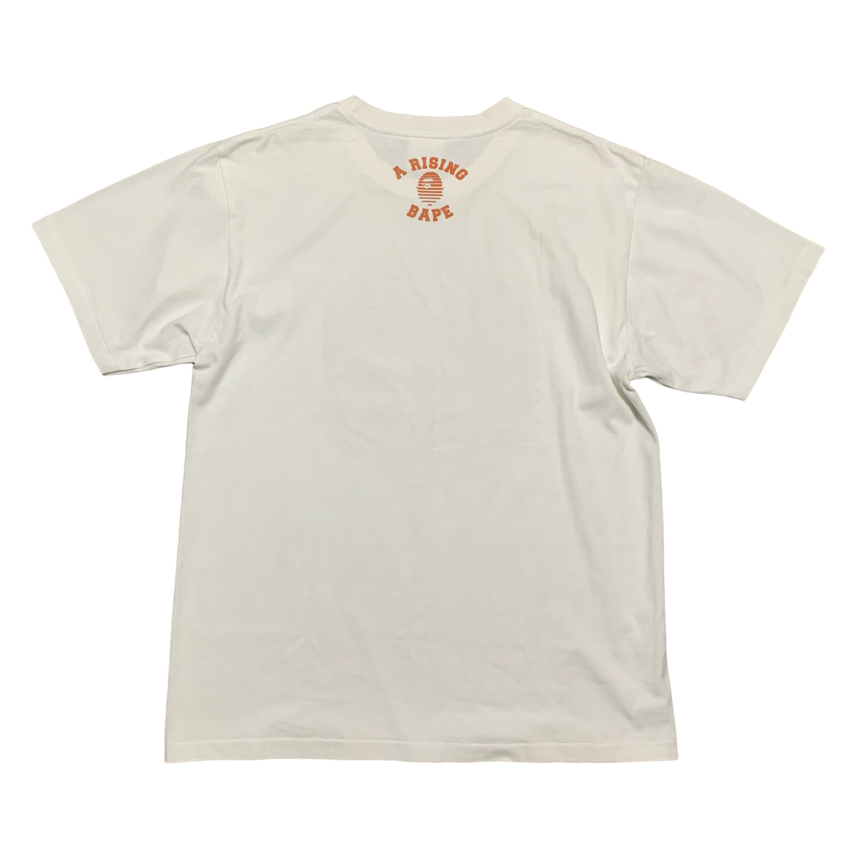 Bape Medium Ape Head Graphic White T-Shirt A Bathing Ape