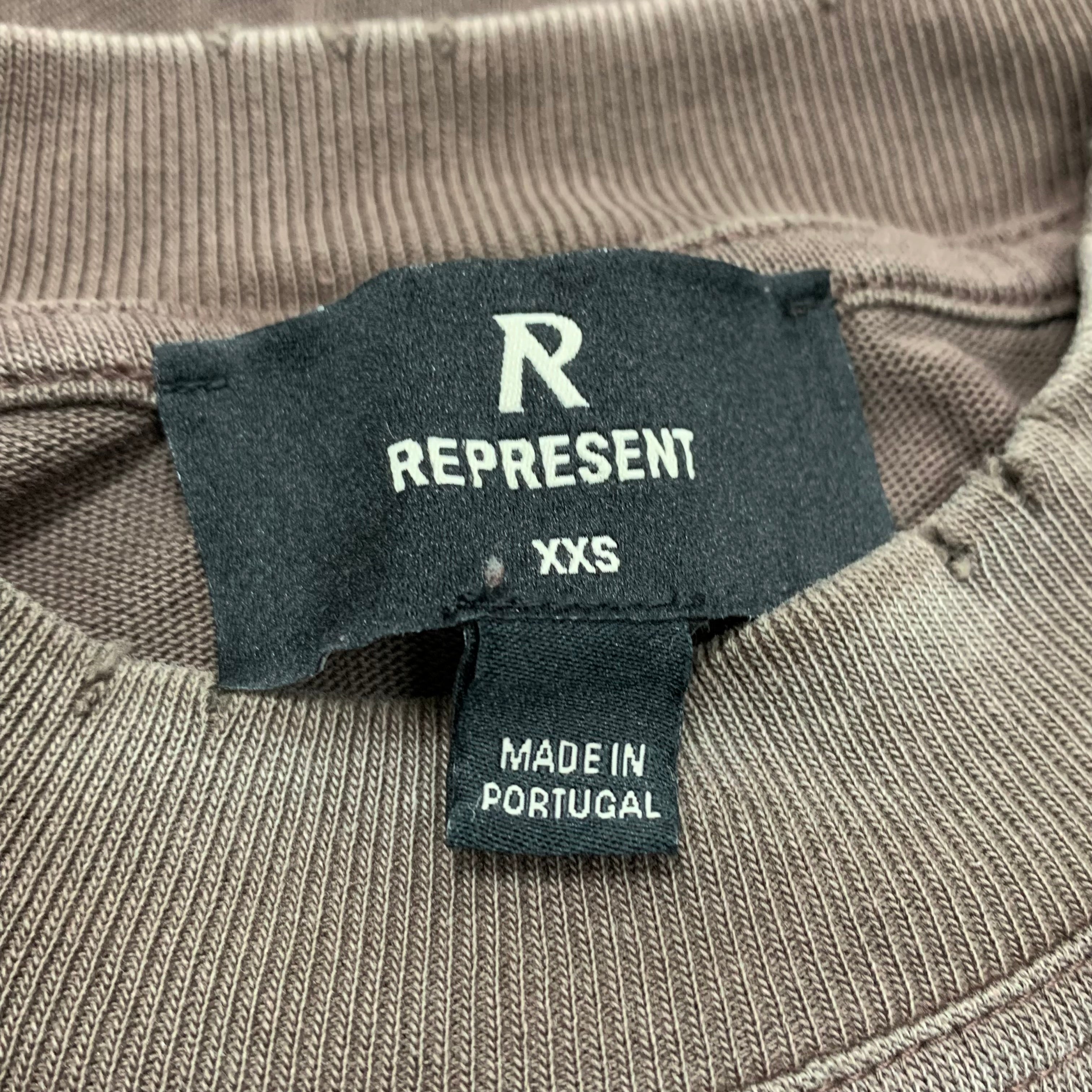 Represent XXS Tee Legacy Crest Nero Brown T-Shirt