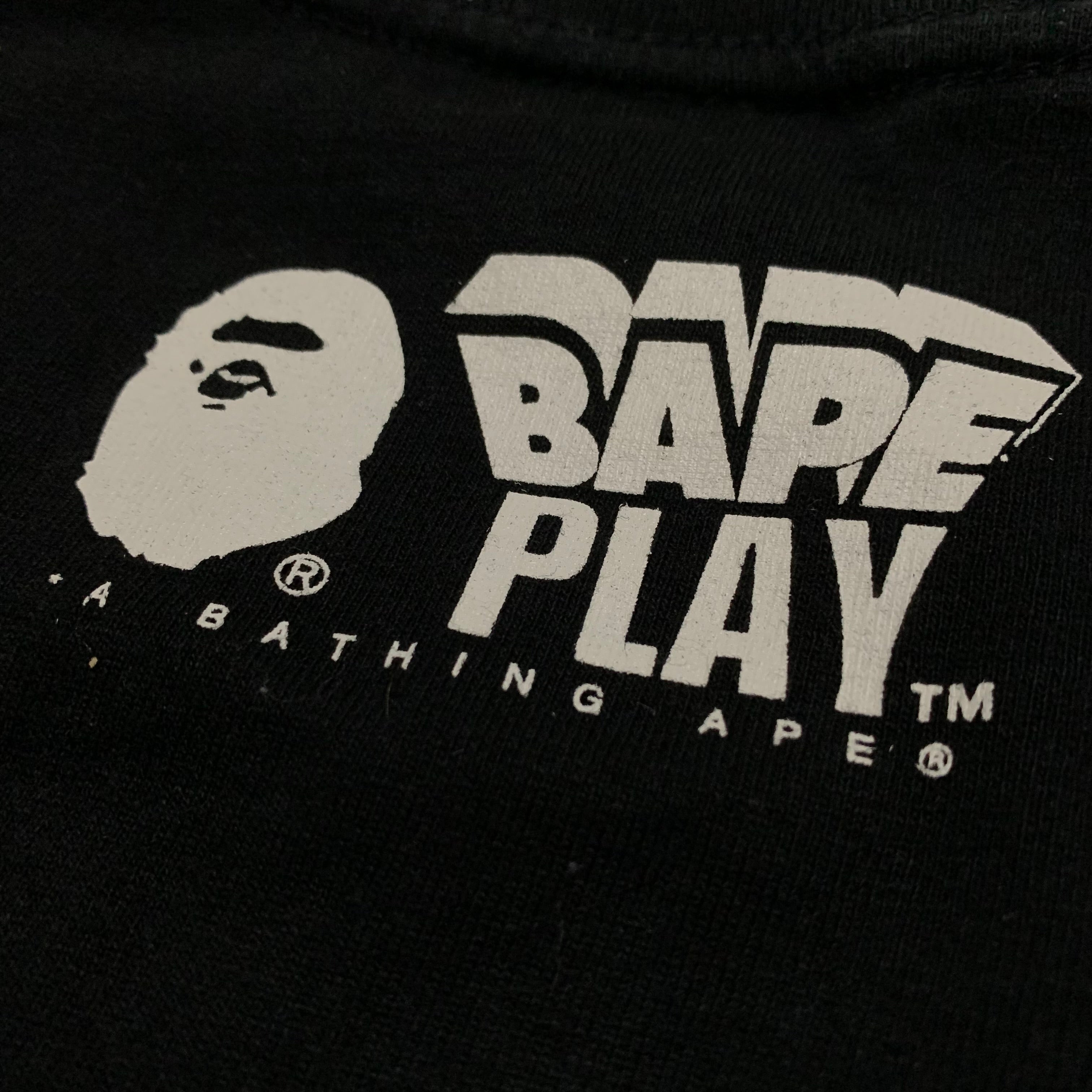 Bape Large Bearbrick Medicom Play Black Tee A Bathing Ape 2019