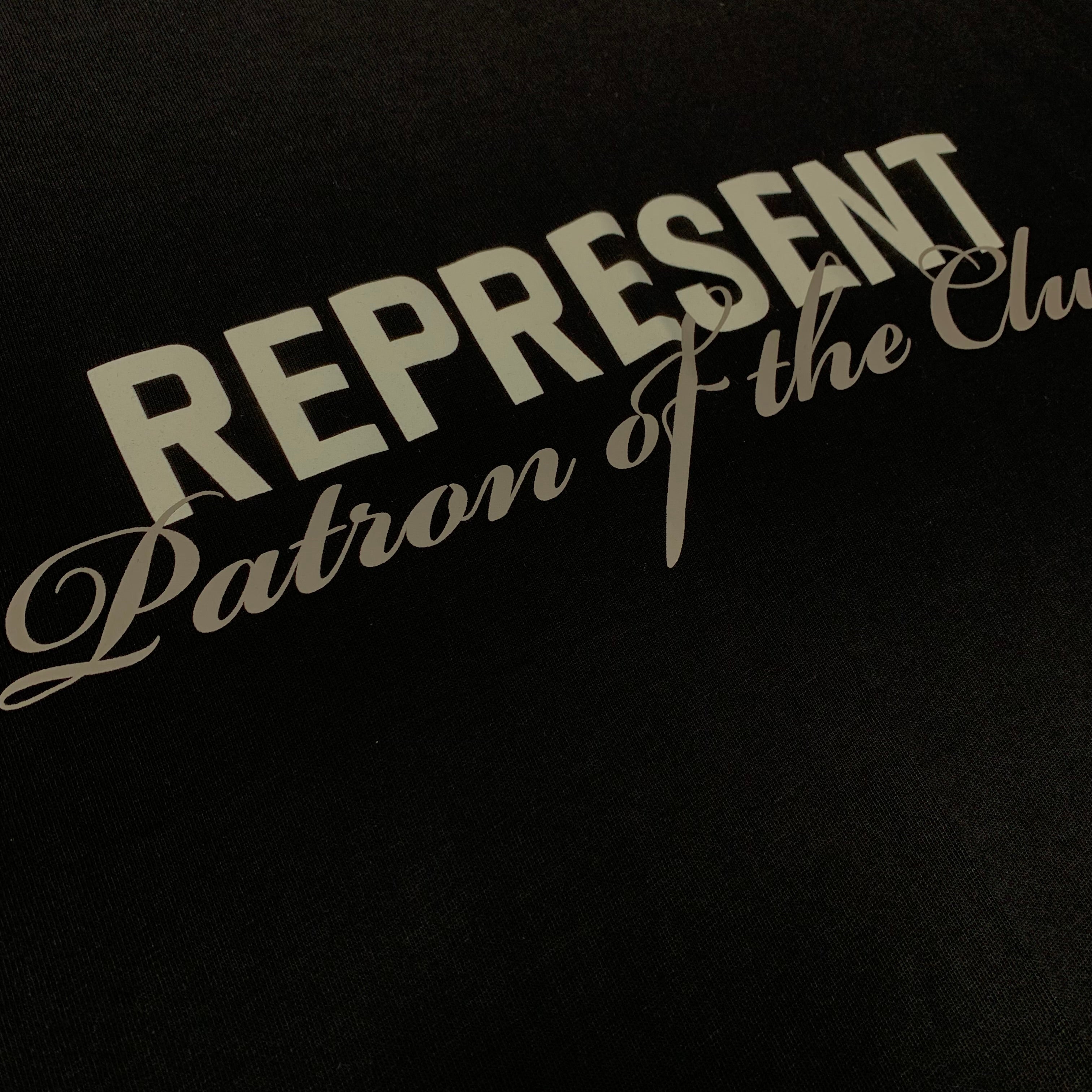 Represent Medium Tee Patron Of The Club Jet Black T-Shirt