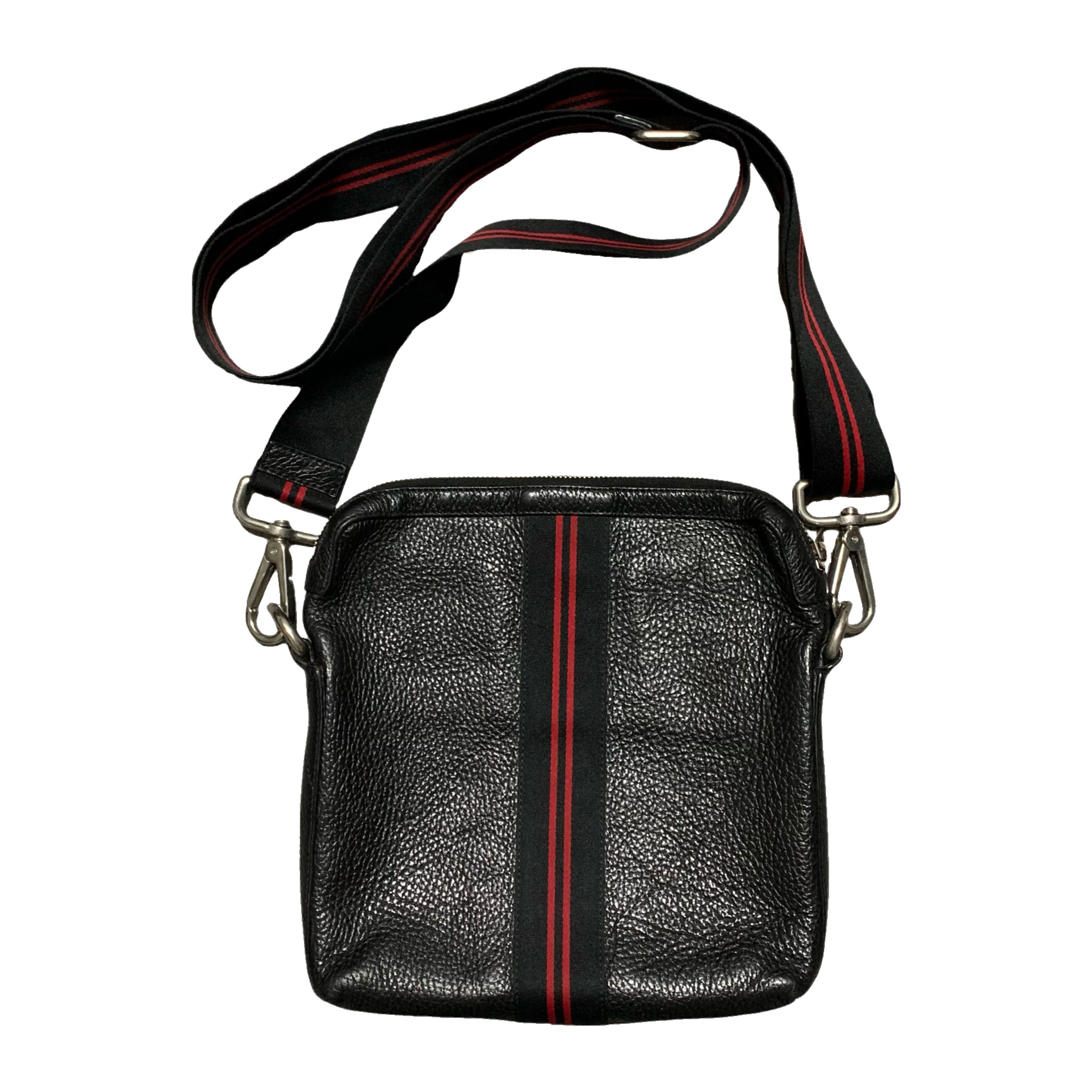 Represent Bag Black Leather Side Crossbody Bag