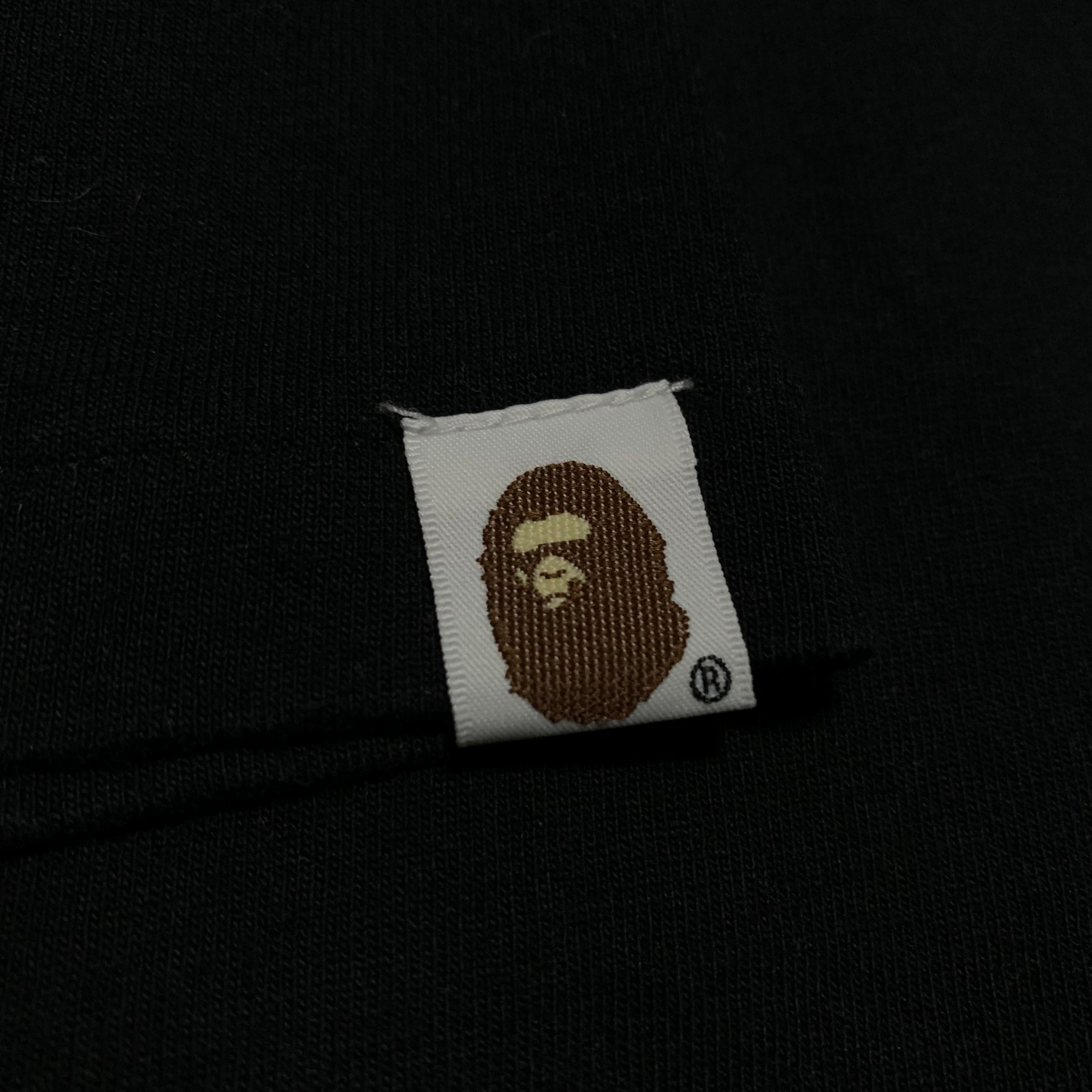 Bape Large Busy Works Red Camo Black Tee A Bathing Ape
