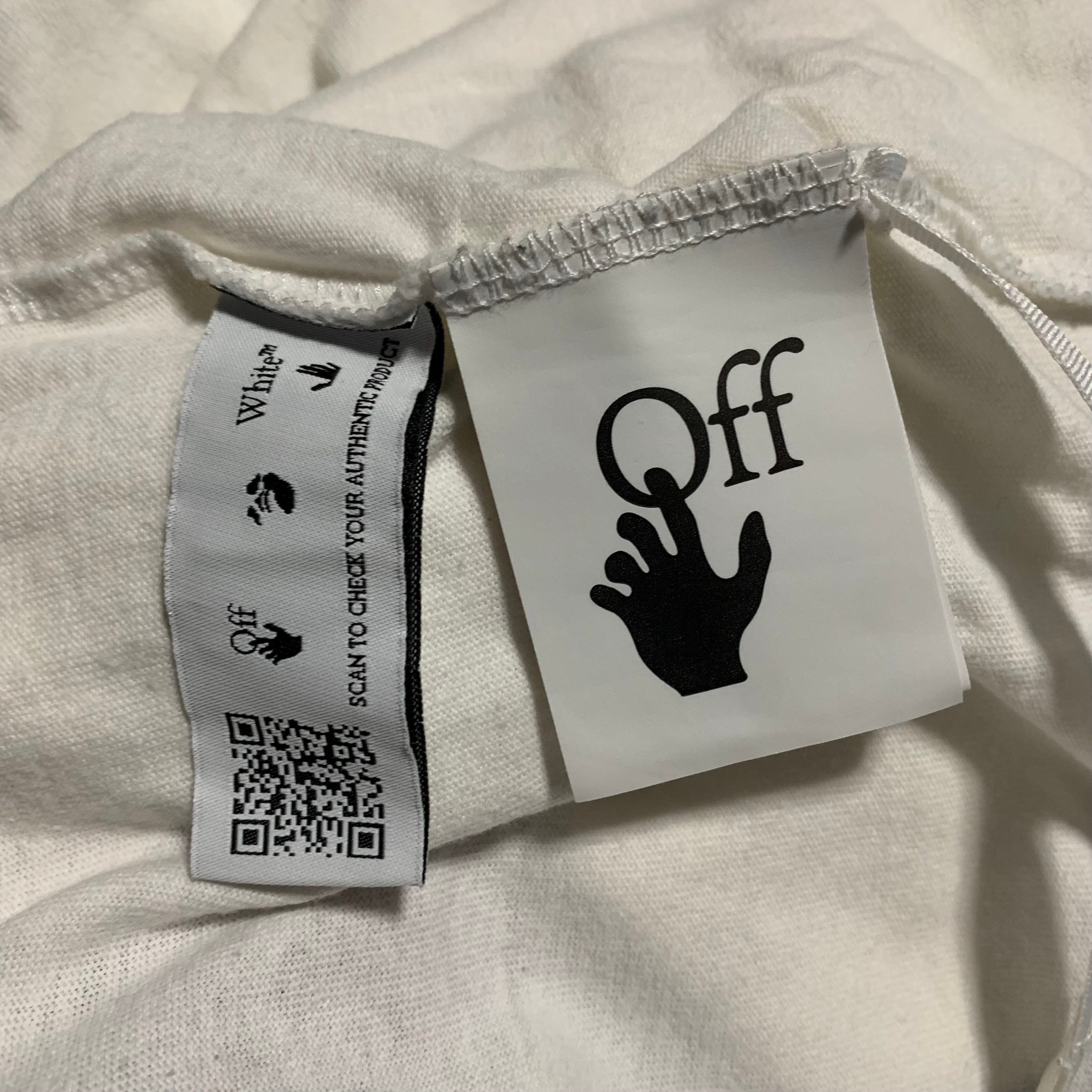 Off White Medium Marker Arrows White Tee Virgil Abloh