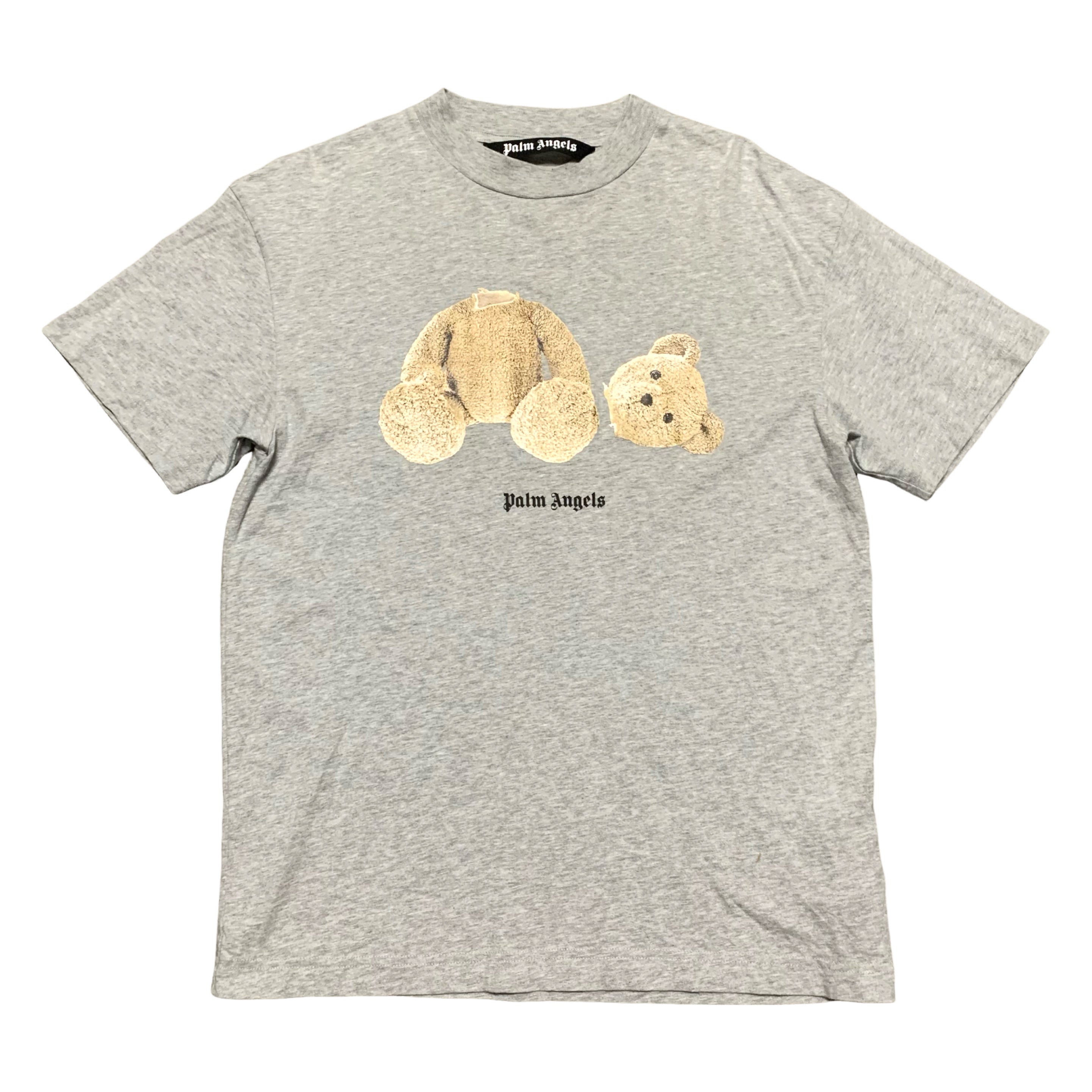 Palm Angels Medium Bear Classic Grey Tee