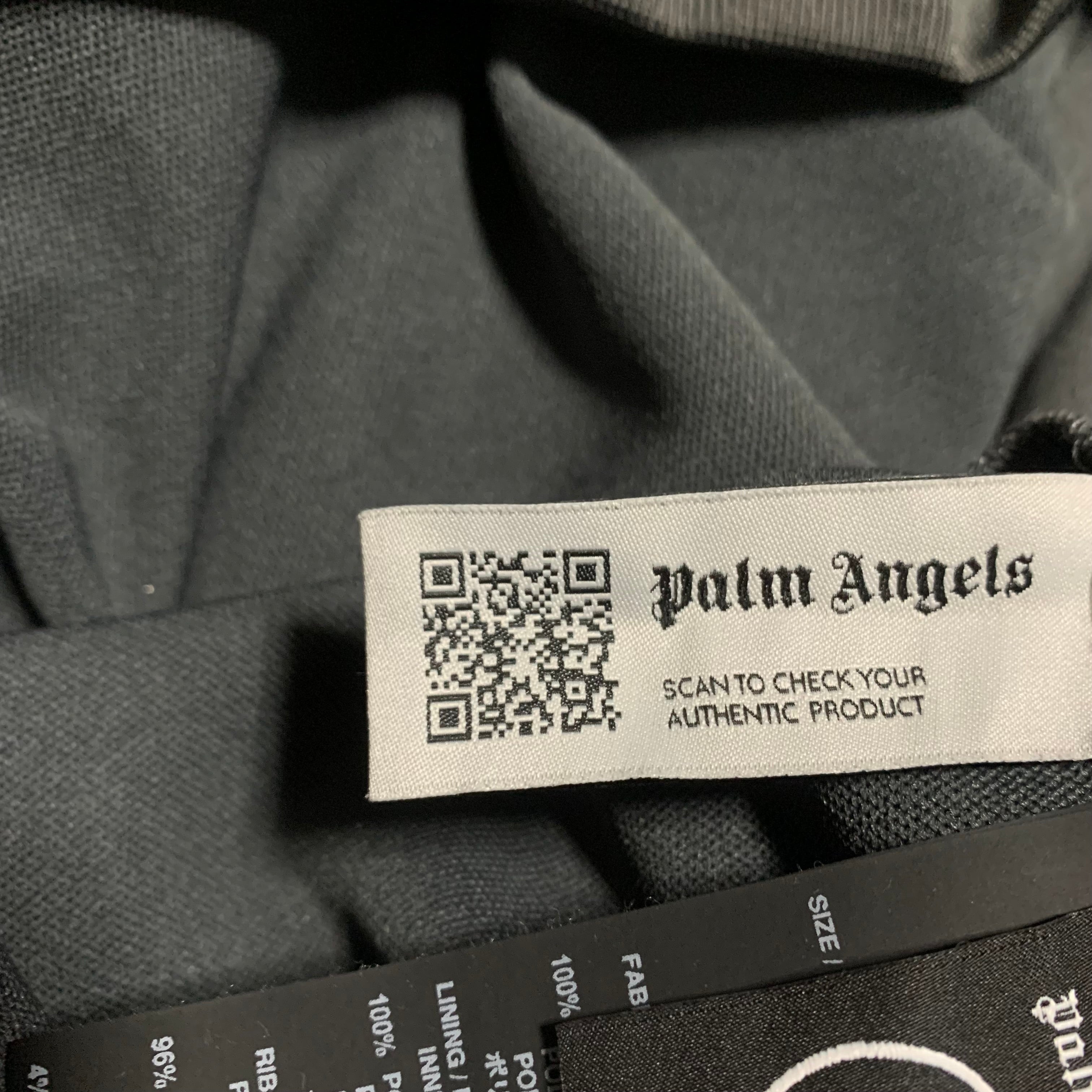 Palm Angels Large Track Jacket Classic Grey Jacket