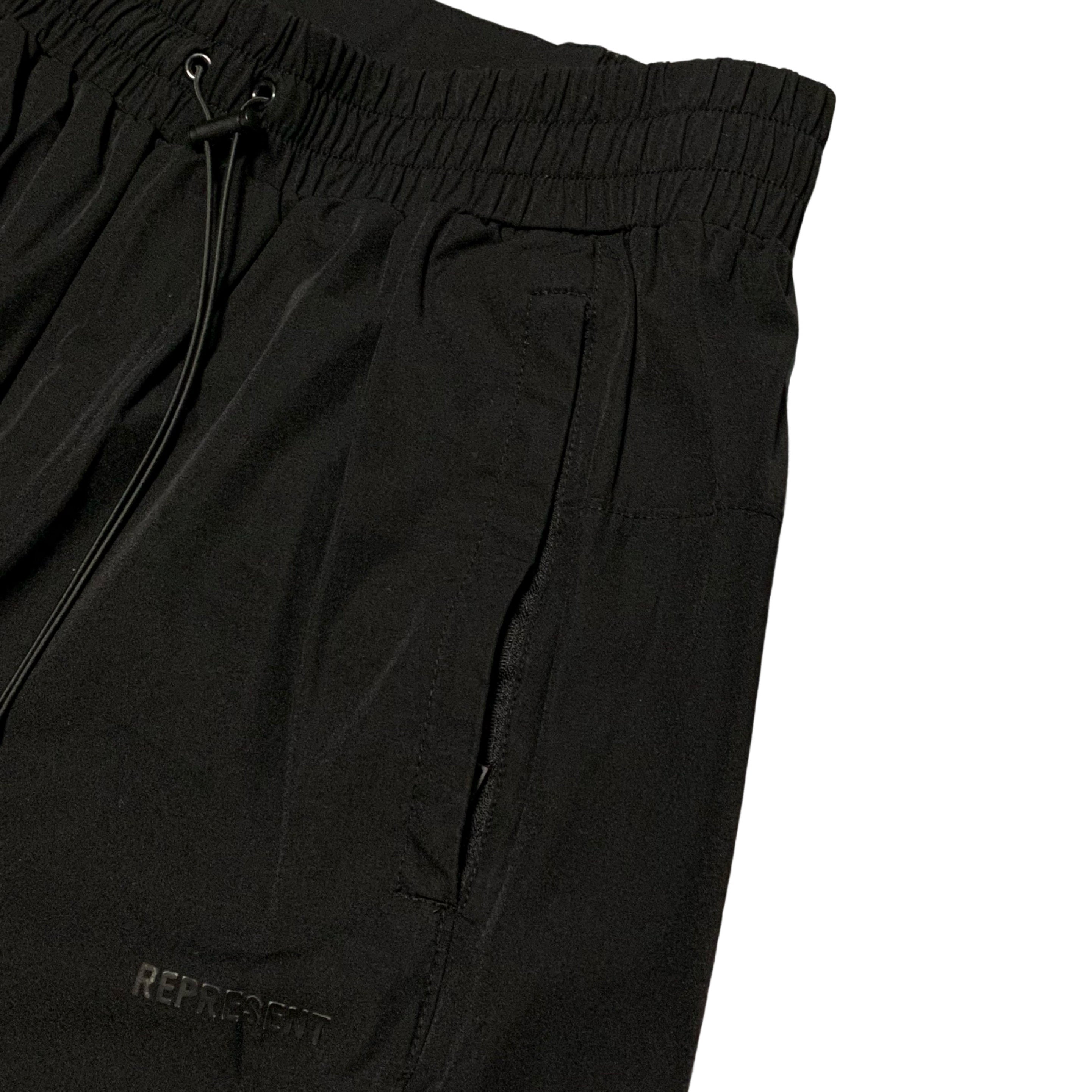 Represent Medium Blanks 247 Black Track Pant Bottoms