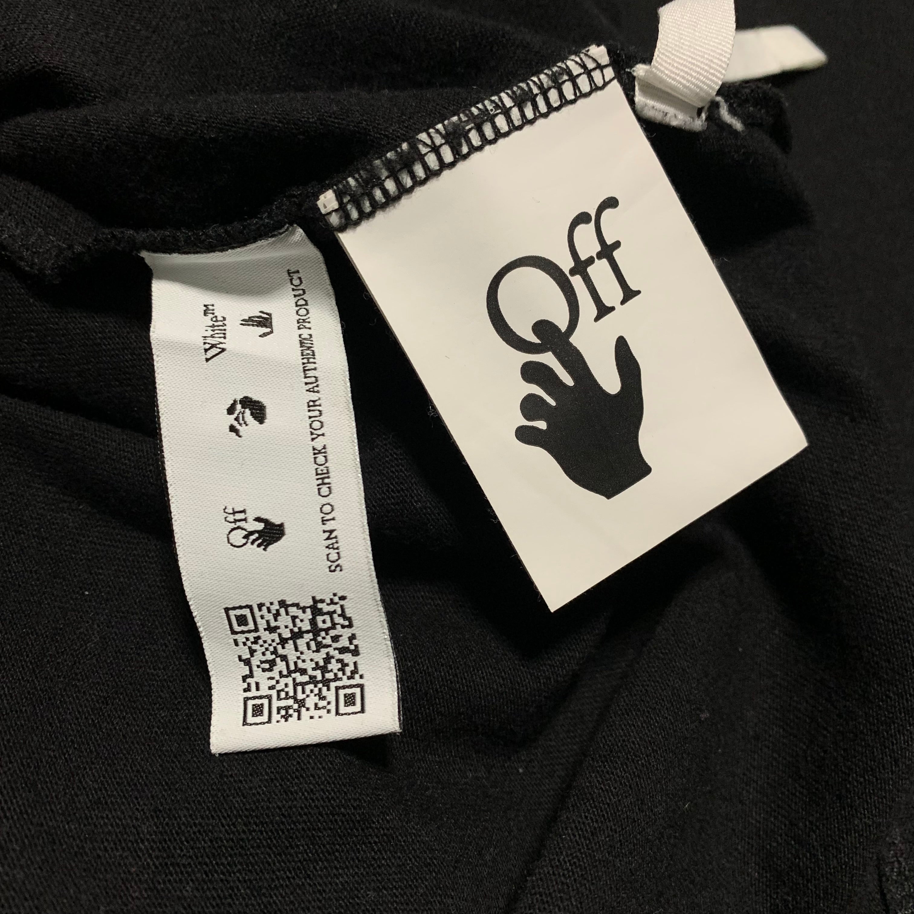 Off White Small Caravaggio Painting Black Tee Virgil Abloh