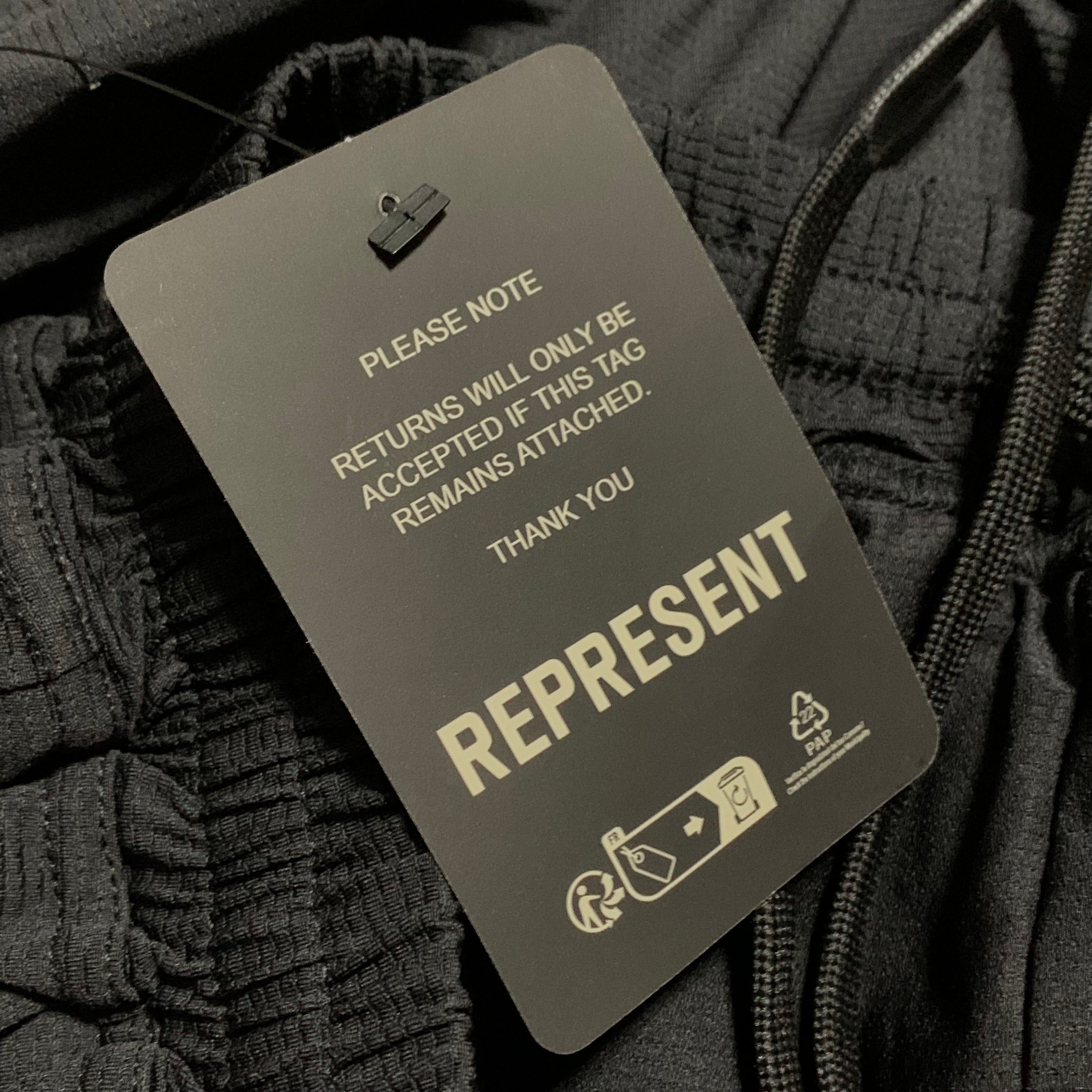 Represent Medium Shorts 247 DNA Mesh Black Shorts