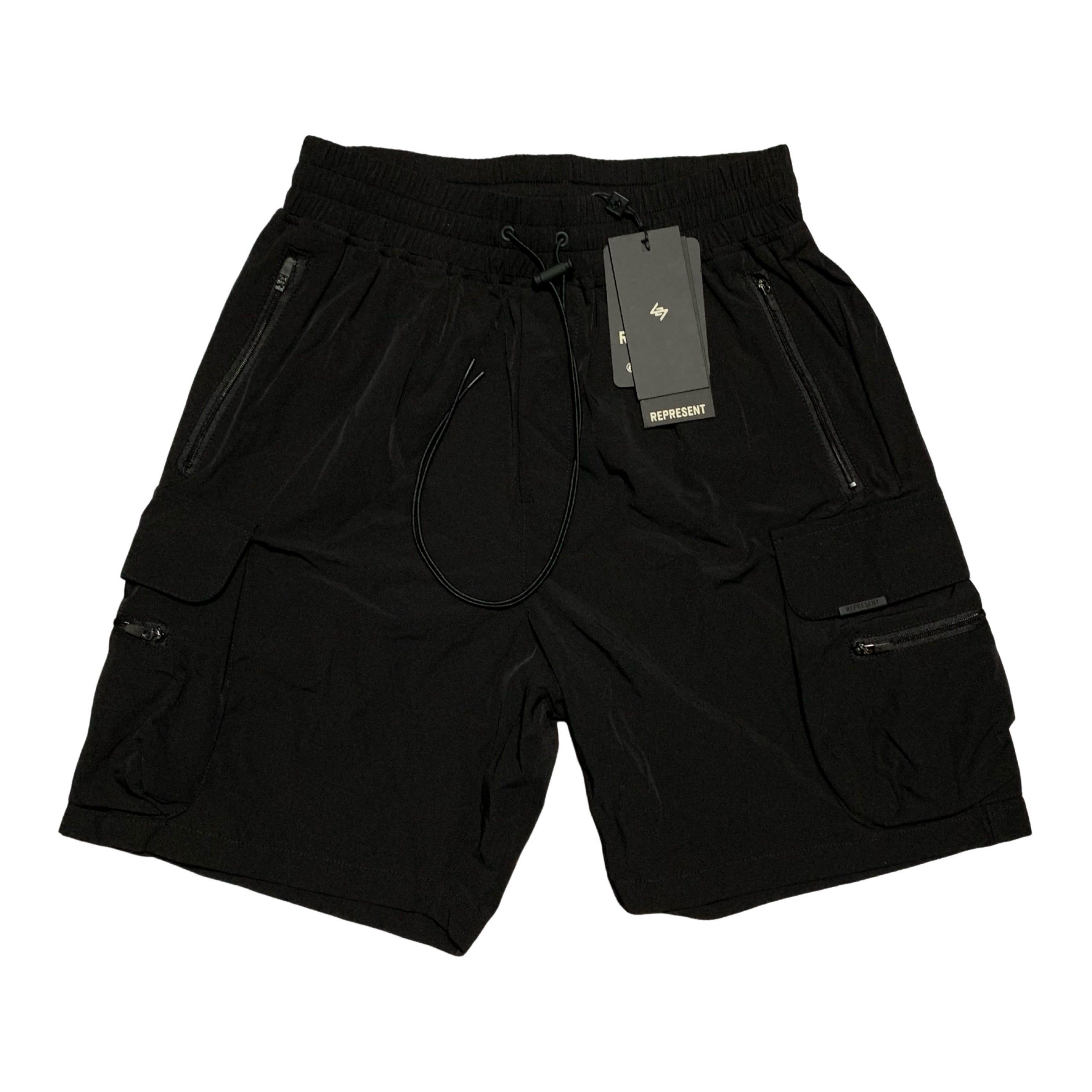 Represent XS Shorts 247 Black Pants Bottoms