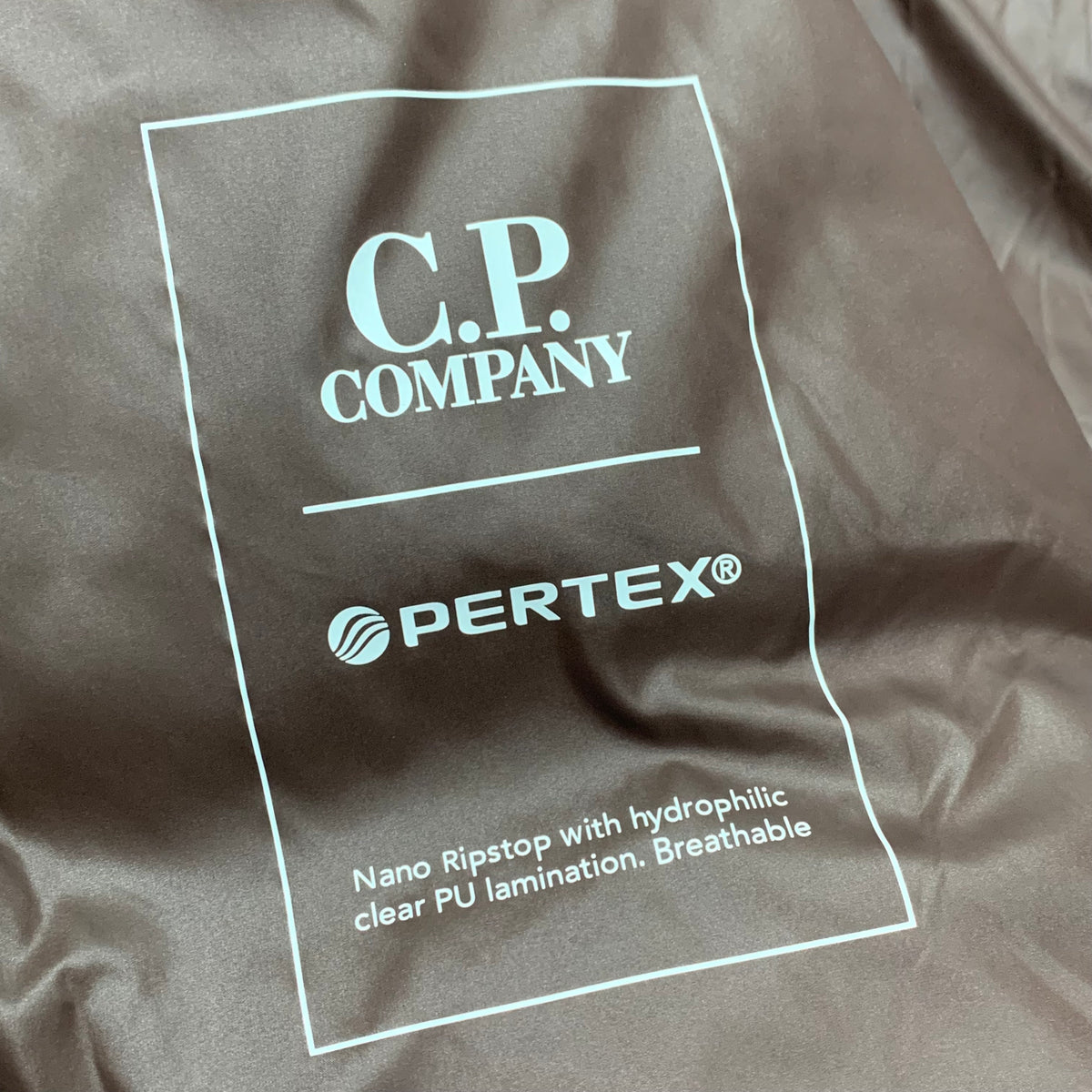 C.P. Company Small Jacket Puffer Metropolis Pertex Down Brown Hooded Jacket (RRP £805)
