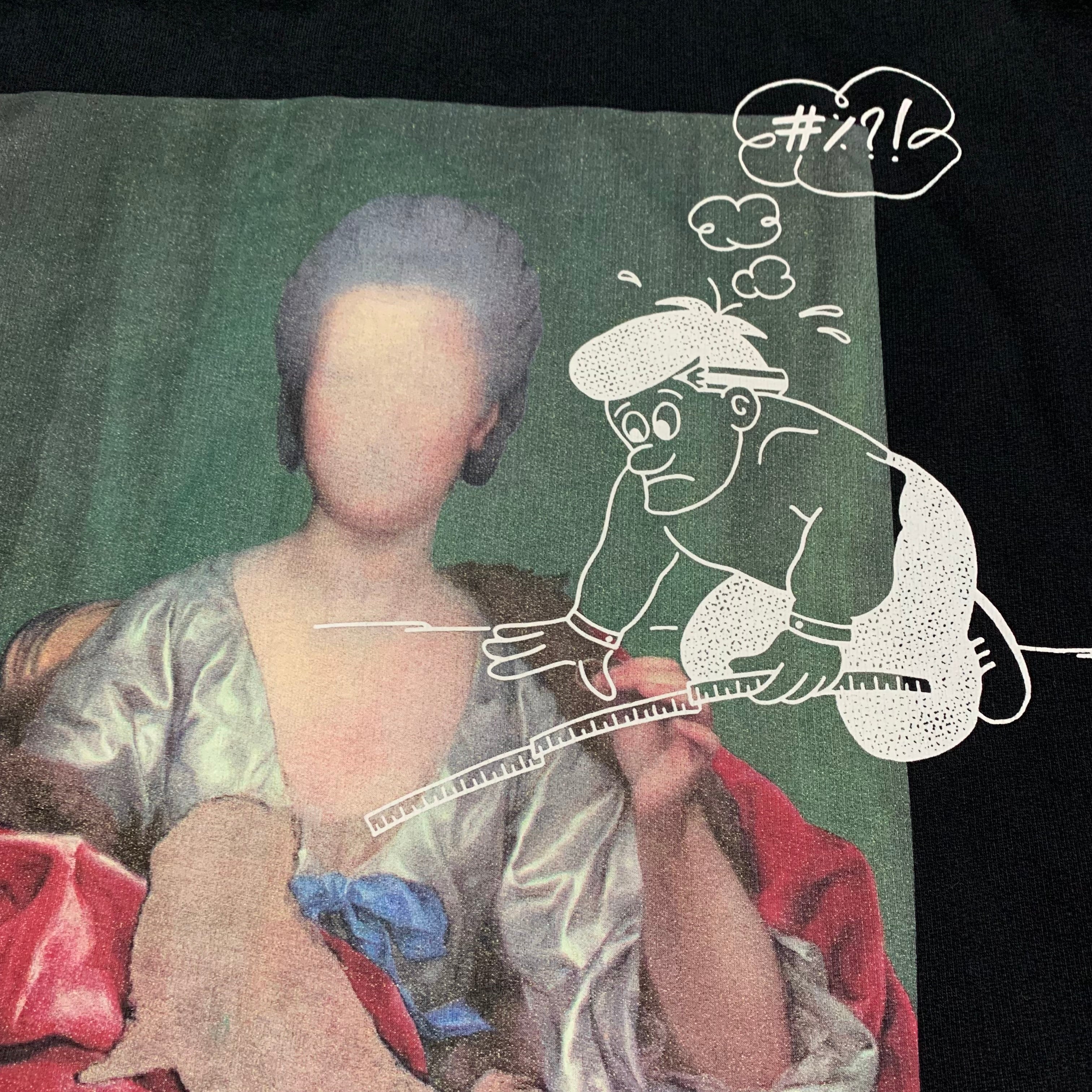 Off White Medium Mariana De Silva Black Sweatshirt Crewneck Virgil Abloh